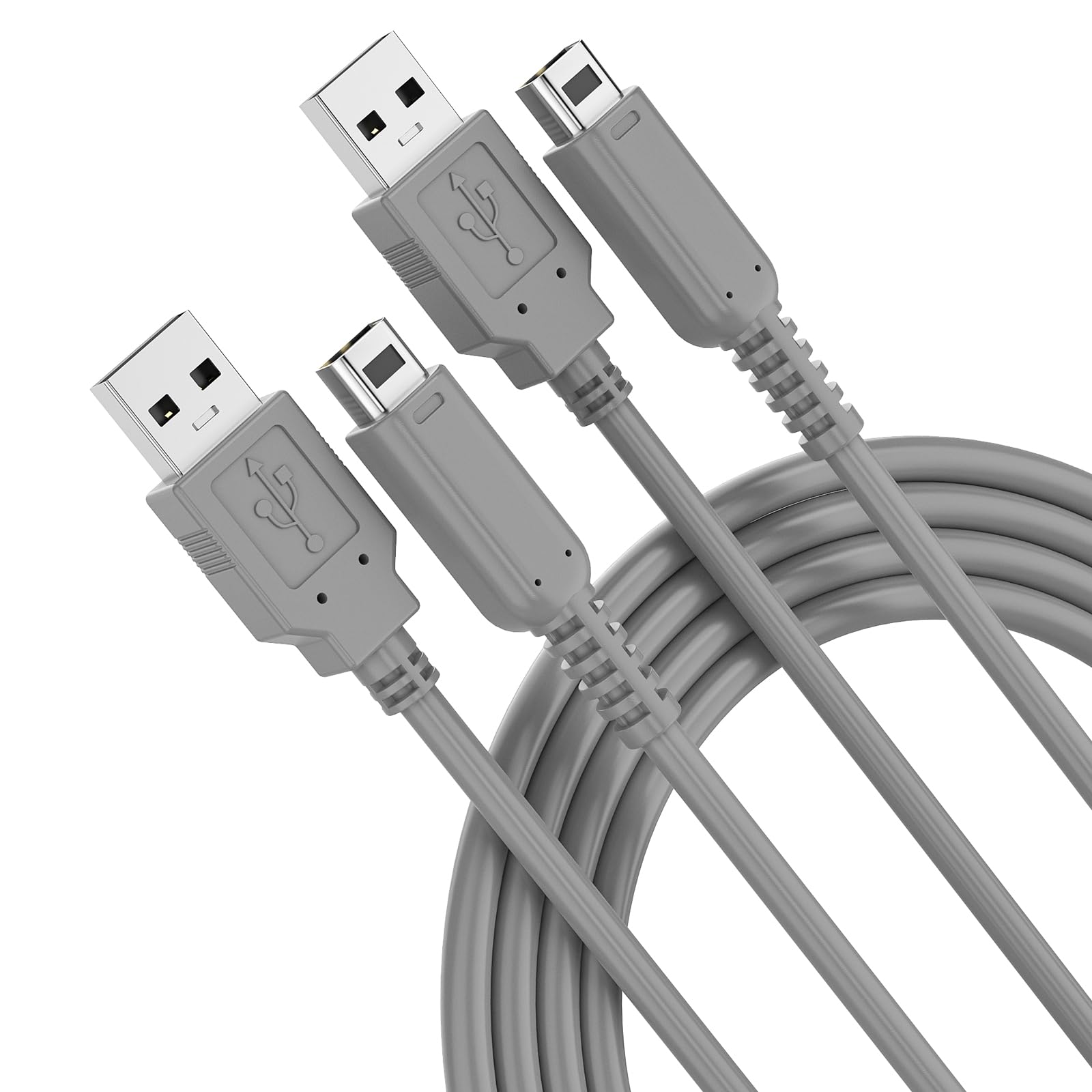 RuntoGOL 2Pcs 3DS XL USB Charging Cable,4.9Ft USB Charging Cord for New 3DS XL/New 3DS/3DSXL/ 3DS/New2DS XL/New2DS/2DSXL/2DS/DSi/DSiXL