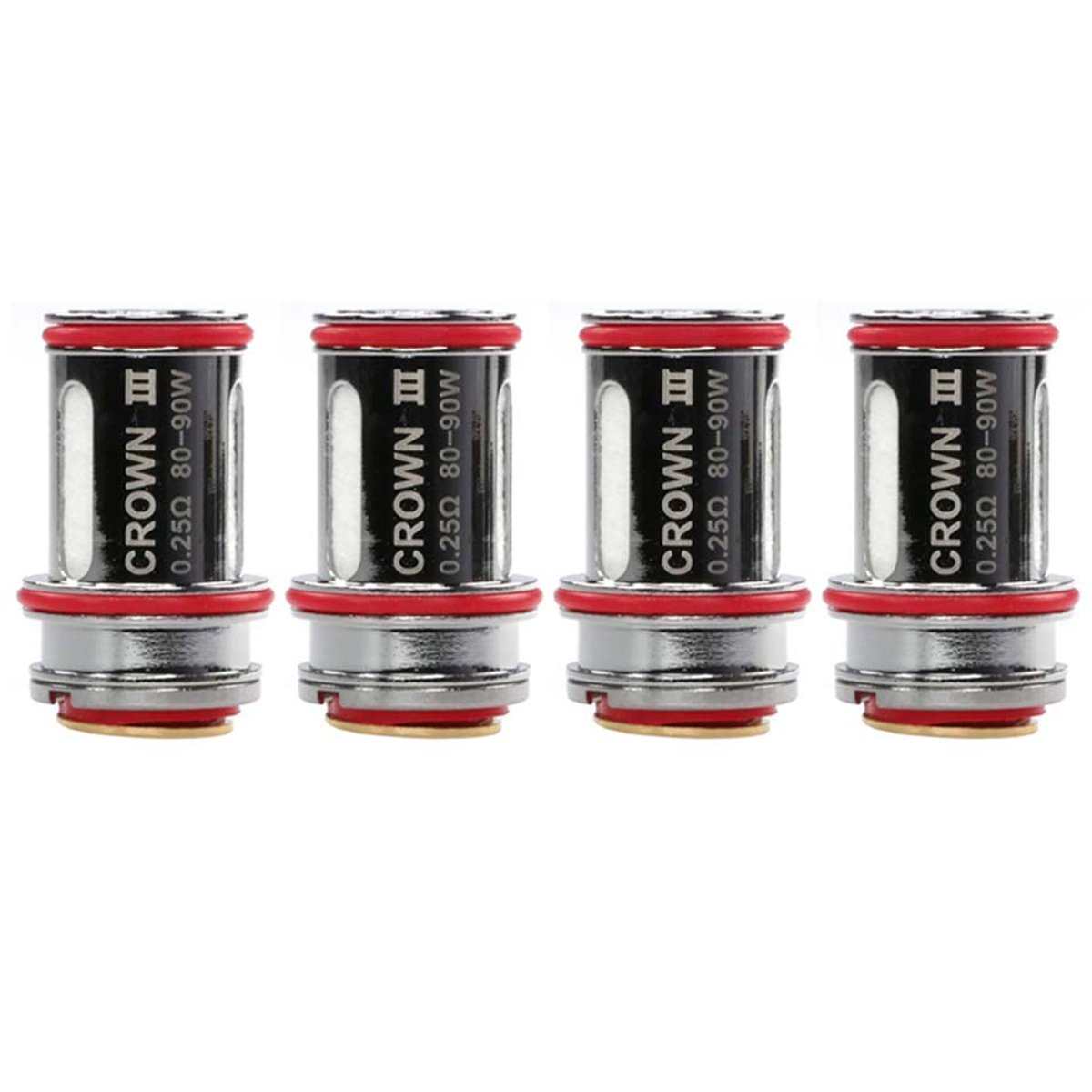 Uwell Crown 3 Coils, 0,25 Ohm, SUS316 Edelstahl, Verdampferköpfe für  e-Zigarette, 4 Stück : Amazon.de: Elektronik & Foto
