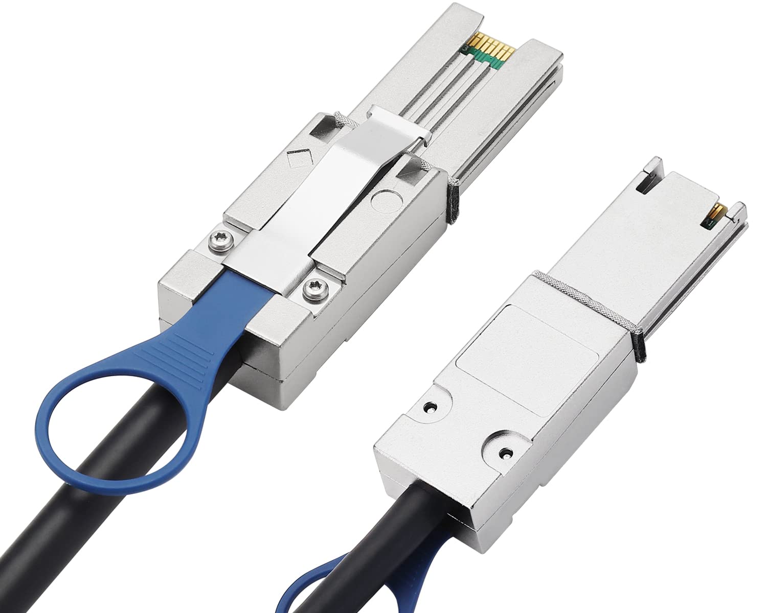 RamboCablesMini SAS SFF-8088 to SFF-8088 Cable 3ft(1m) 6G External, Mini SAS 26pin (SFF-8088) Male to Mini SAS 26 (SFF-8088) Male Cable 100-Ohm