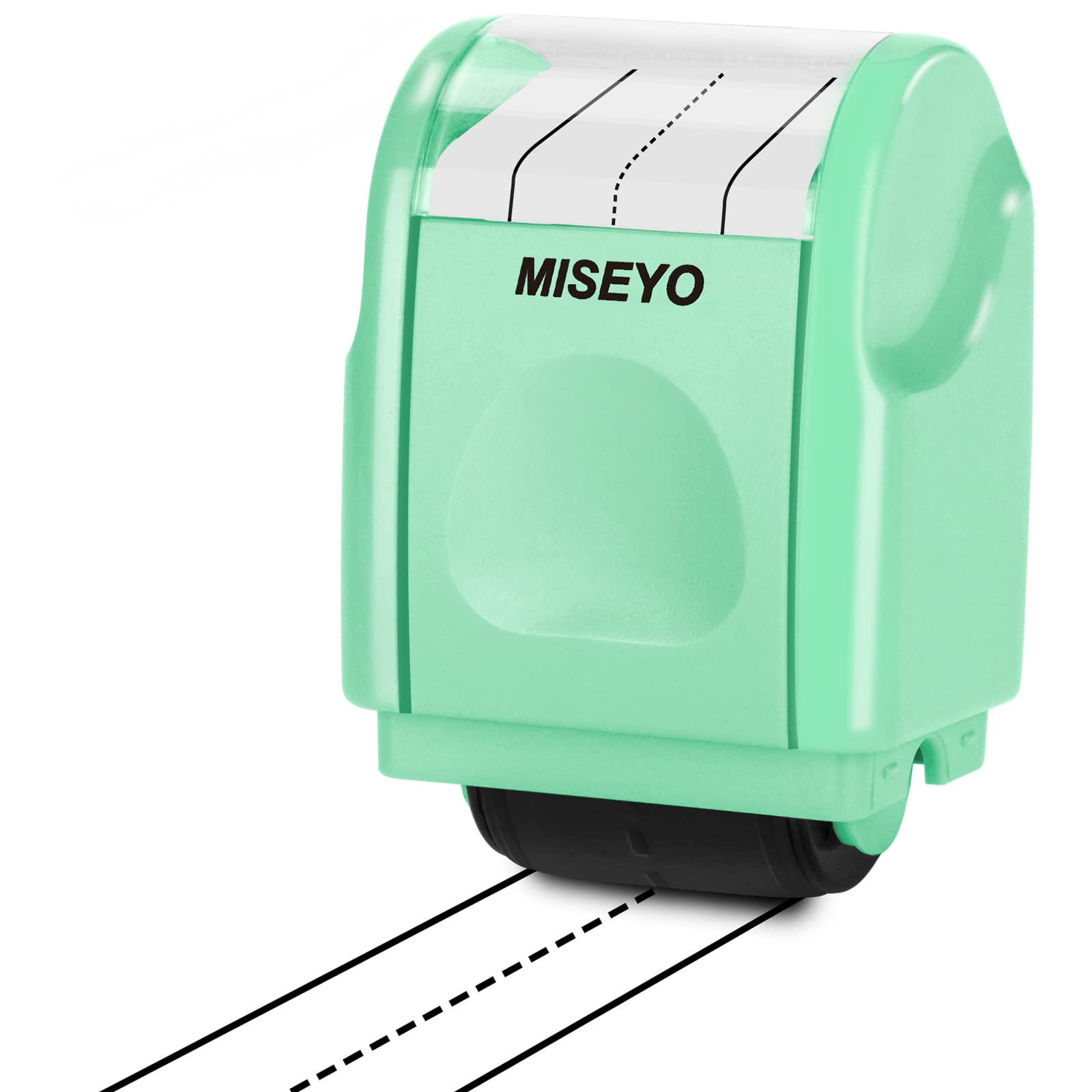 Miseyo Self-Inking Dashed Handwriting Lines Practice Roller Stamp for Kids