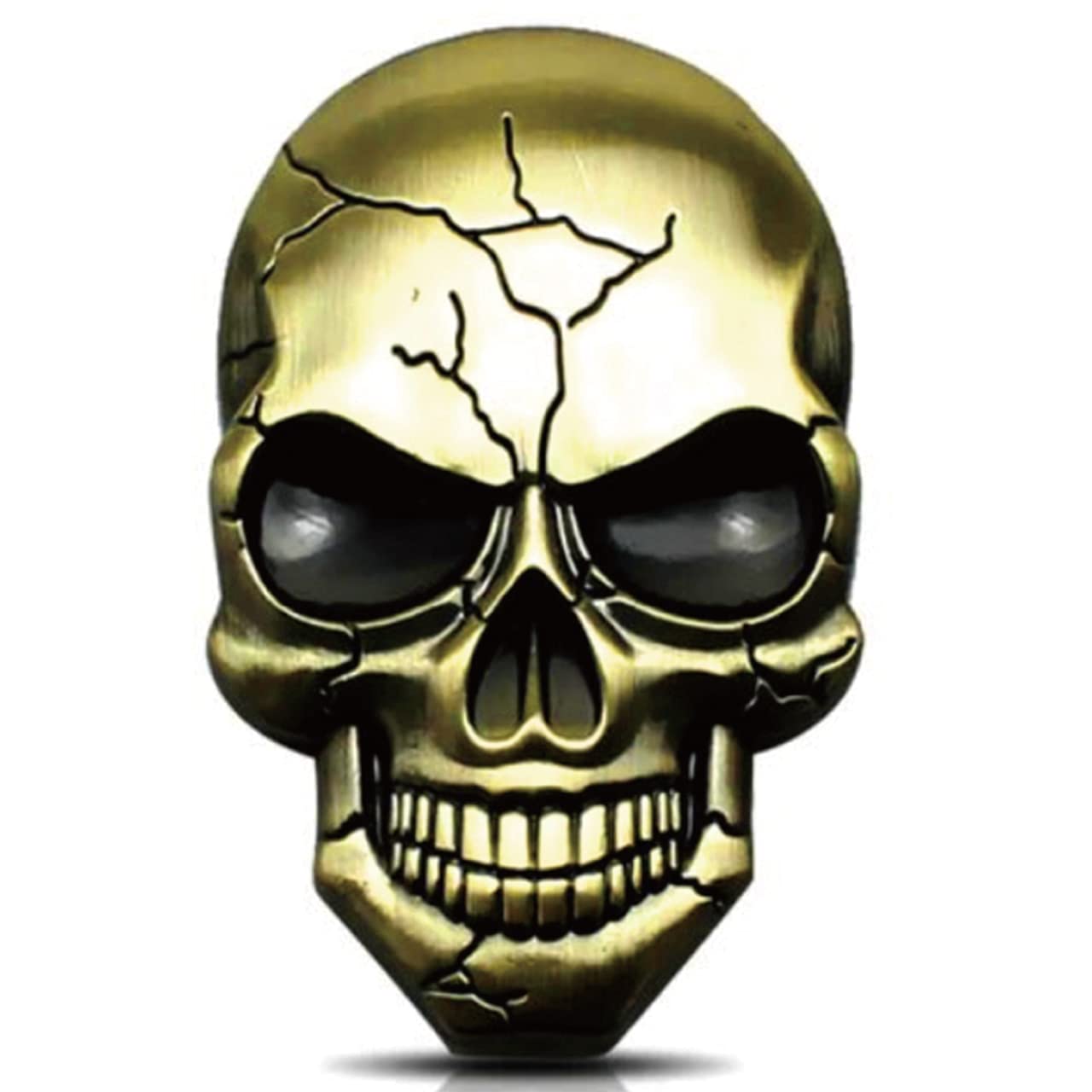 Amazon.co.jp: ヒロワールドトレード スカル ステッカー 2枚セット