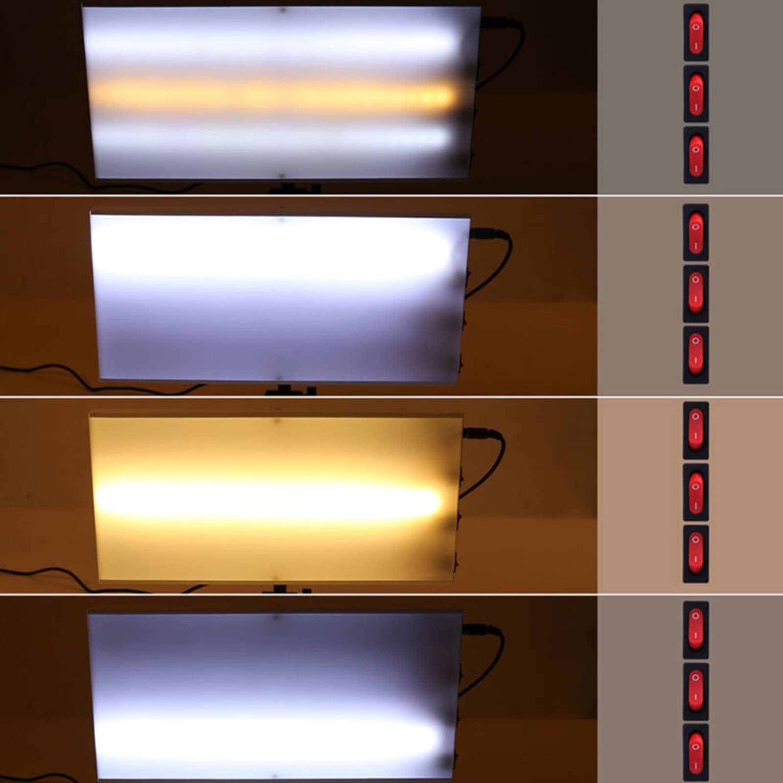 Lampada LED Per Riparazione Ammaccature Auto - 5.5W, 68 LED, Supporto Magnetico, Cavo USB 5M