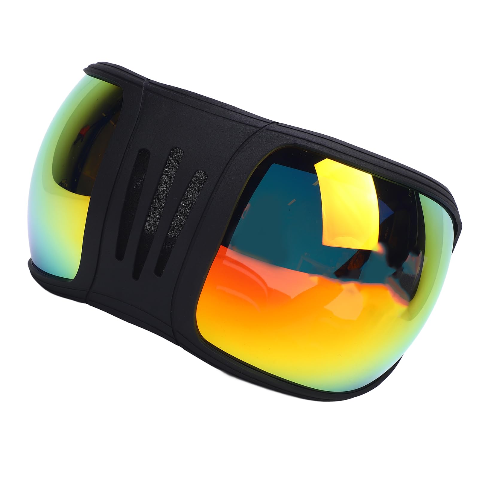 PUSOKEI Gafas de Carreras de Caballos, Gafas Deportivas a Prueba de Viento y, de Sol Protectoras para Caballos con Correa Ajustable para Suministros de Arnés