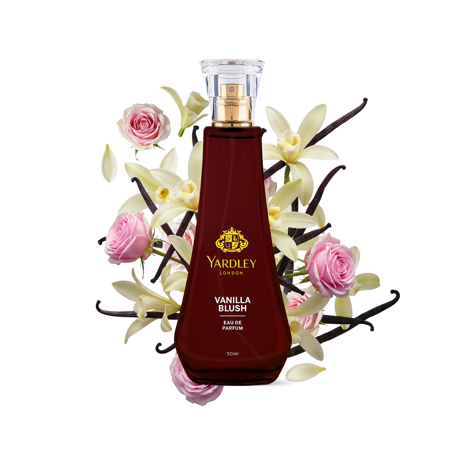 Yardley London Vanilla Blush | Eau De Parfum | with Natural Essential Oils | 50ml-image-21