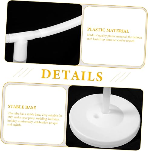 Miniatura 3 de BESTOYARD 8 piezas de decoración de escritorio para globos, soporte para globos, soporte para globos, soporte para globos, soporte para globos,