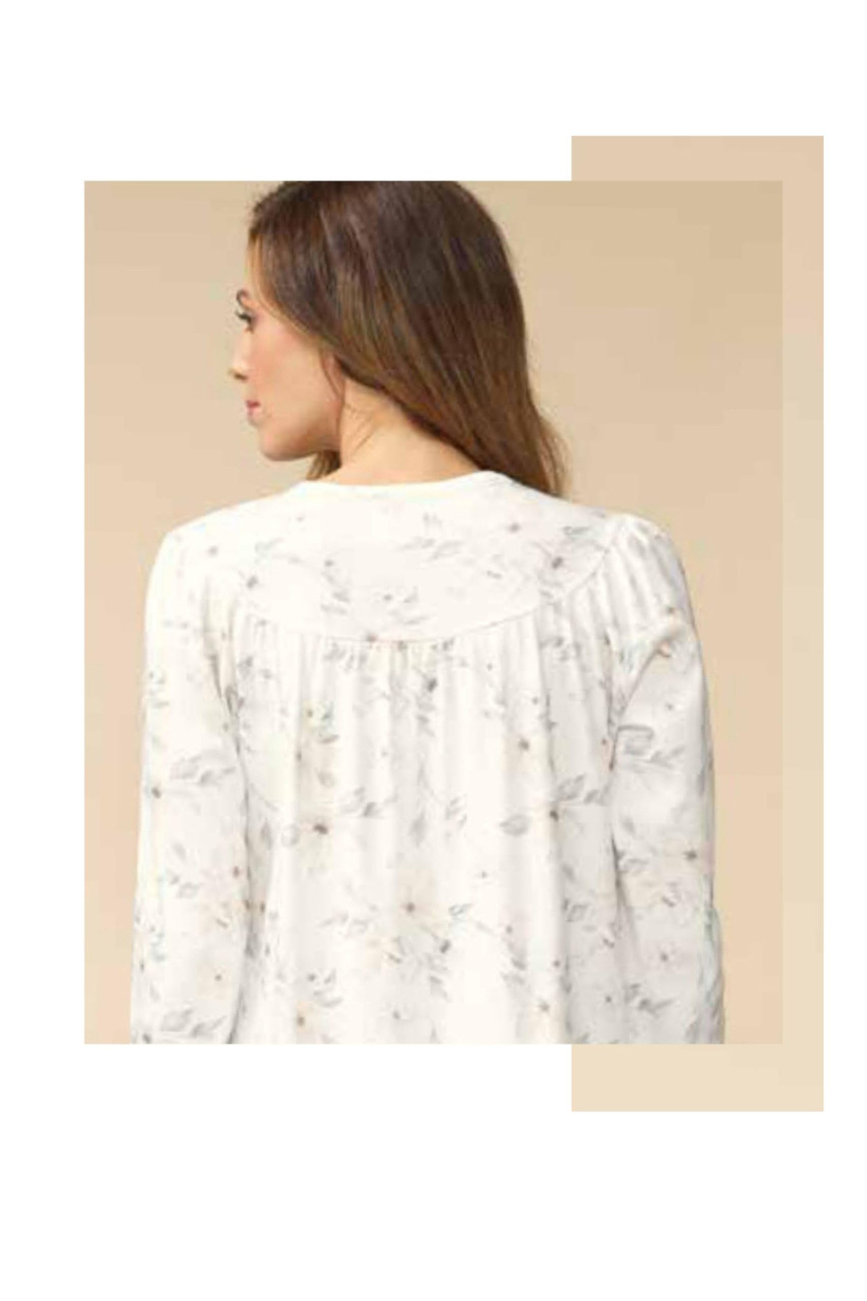 Camicia da Notte 100% Caldo Cotone Anche calibrata No Polsini Marca Linclalor 92893-94LIN