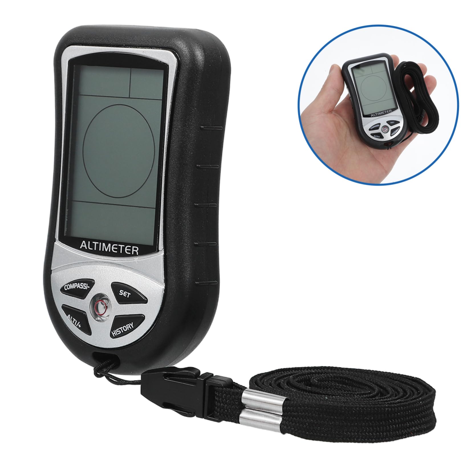 HANABASS Barometro Portatile Elettronica Misuratore Meteorologico Per Esterni Campeggio e All Aria