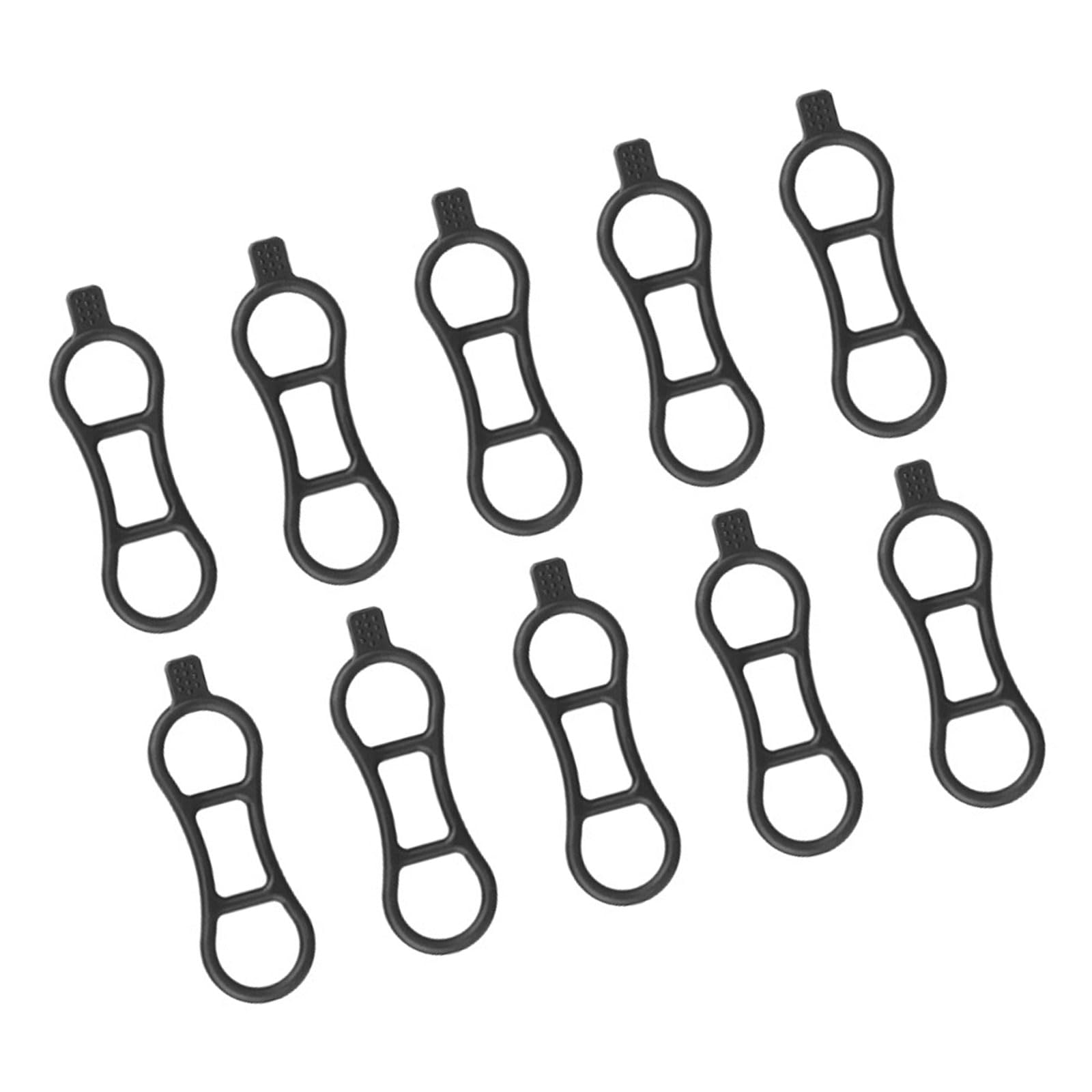 QIEIEI Silicones Elastics Strap Bandages Set Bike Lamp Holde Strap Replacement Strap for Road and Mountain Bikes