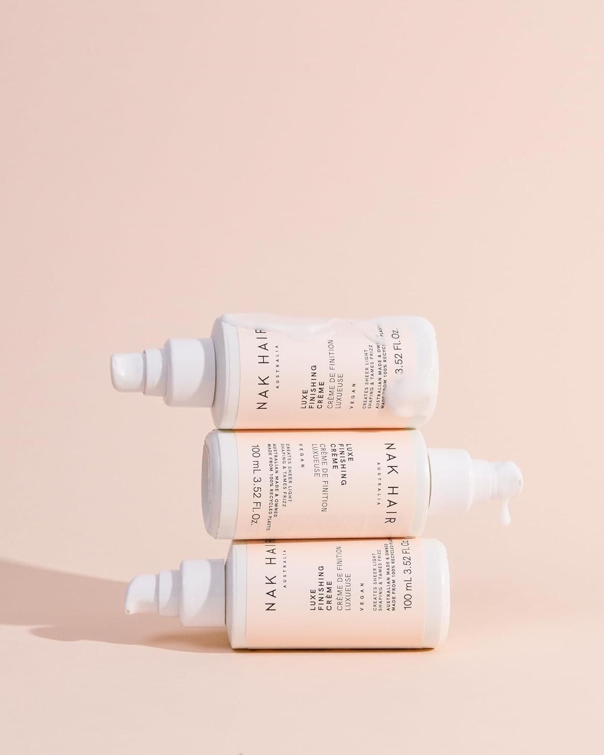 NAK Hair Luxe Finishing Creme 100ml - Smoothening Hair Styling Cream - Image 3