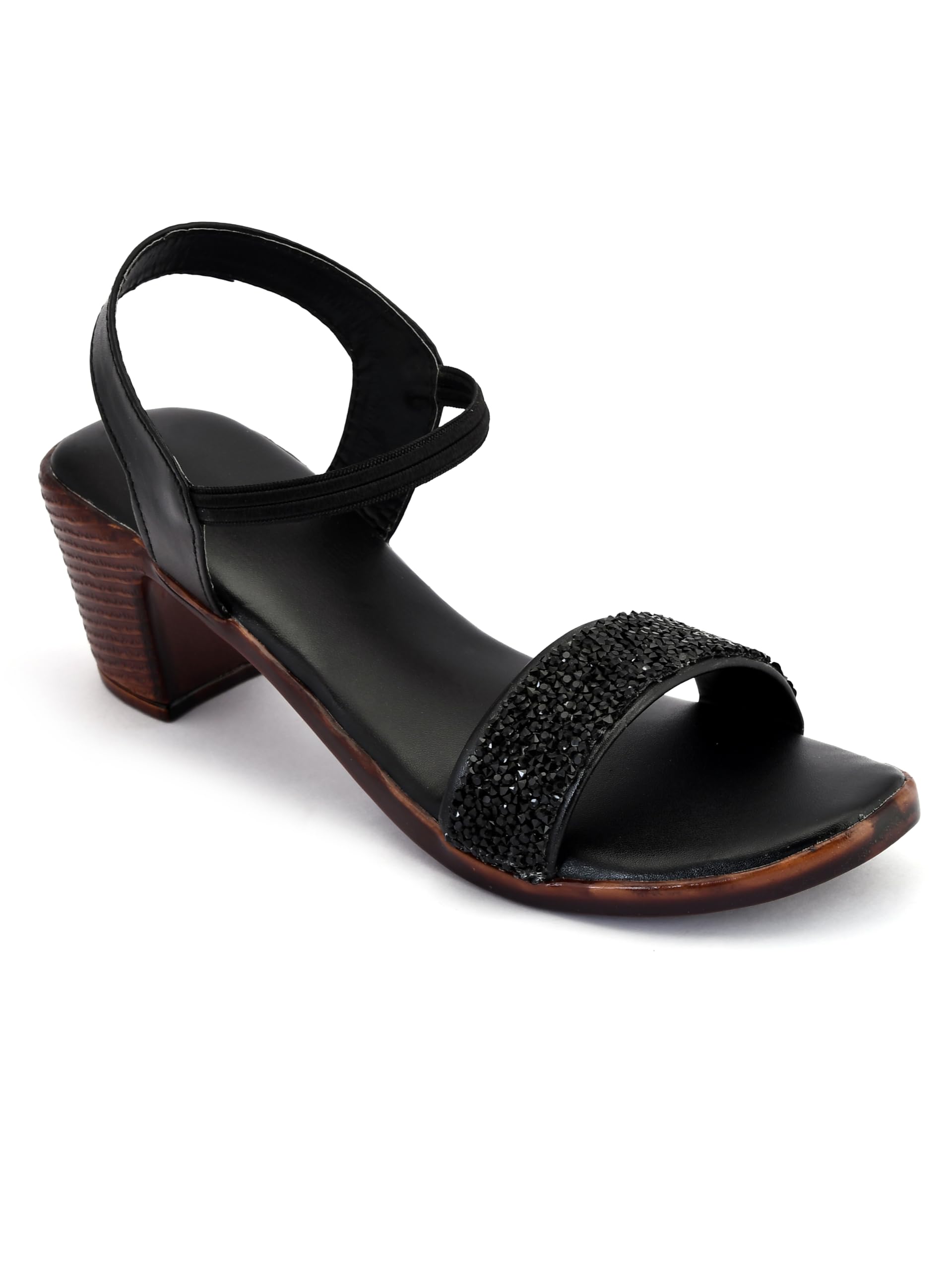 Parroty Fashion Womens Casual Block Heel sandal (Black, 5) (B0D1PDCL2W) Amazon Price History, Amazon Price Tracker