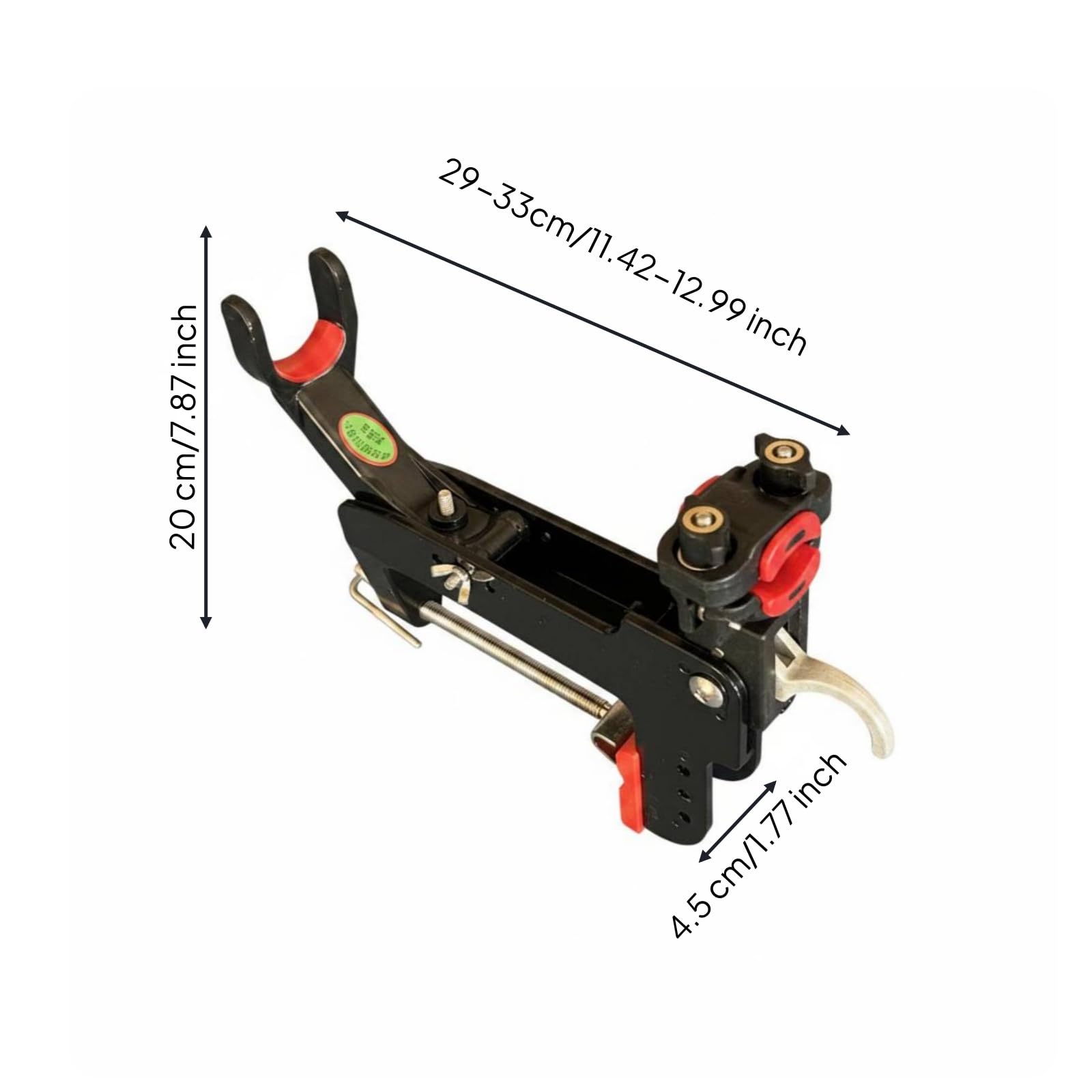 Soporte de Caña de Pesca Soporte , Modelo 427B Mejorado, Plástico De Ingeniería con Accesorios De Acero Inoxidable