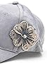 Women's Suede Baseball Cap with Decorative Beaded ... #2