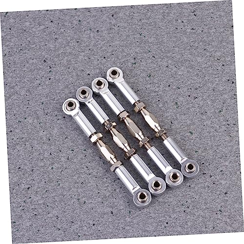BESPORTBLE 6pcs Short Lever Upgraded Parts Rod Linkage for Turnbuckle Rod Linkage Car Rod Linkage Rod Linkage for Truck Silver miniatura 6