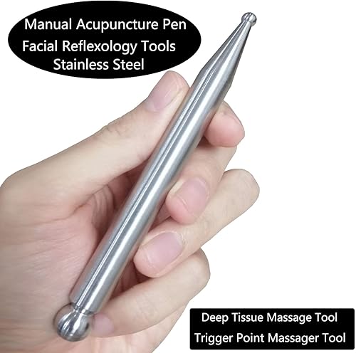 Miniatura 3 de Robulove Juego de herramientas de masaje de raspado Gua Sha de acero inoxidable, herramientas IASTM, gran herramienta de movilización de tejido