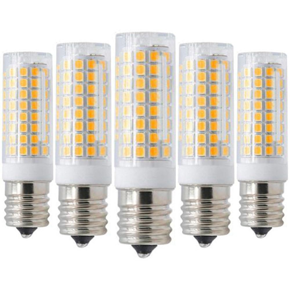 Żarówka LED, Żarówka LED E17 10 W, ekwiwalent, AC220 V, 5 sztuk, kąt wiązki 360°, ściemnialna, 1000 lm