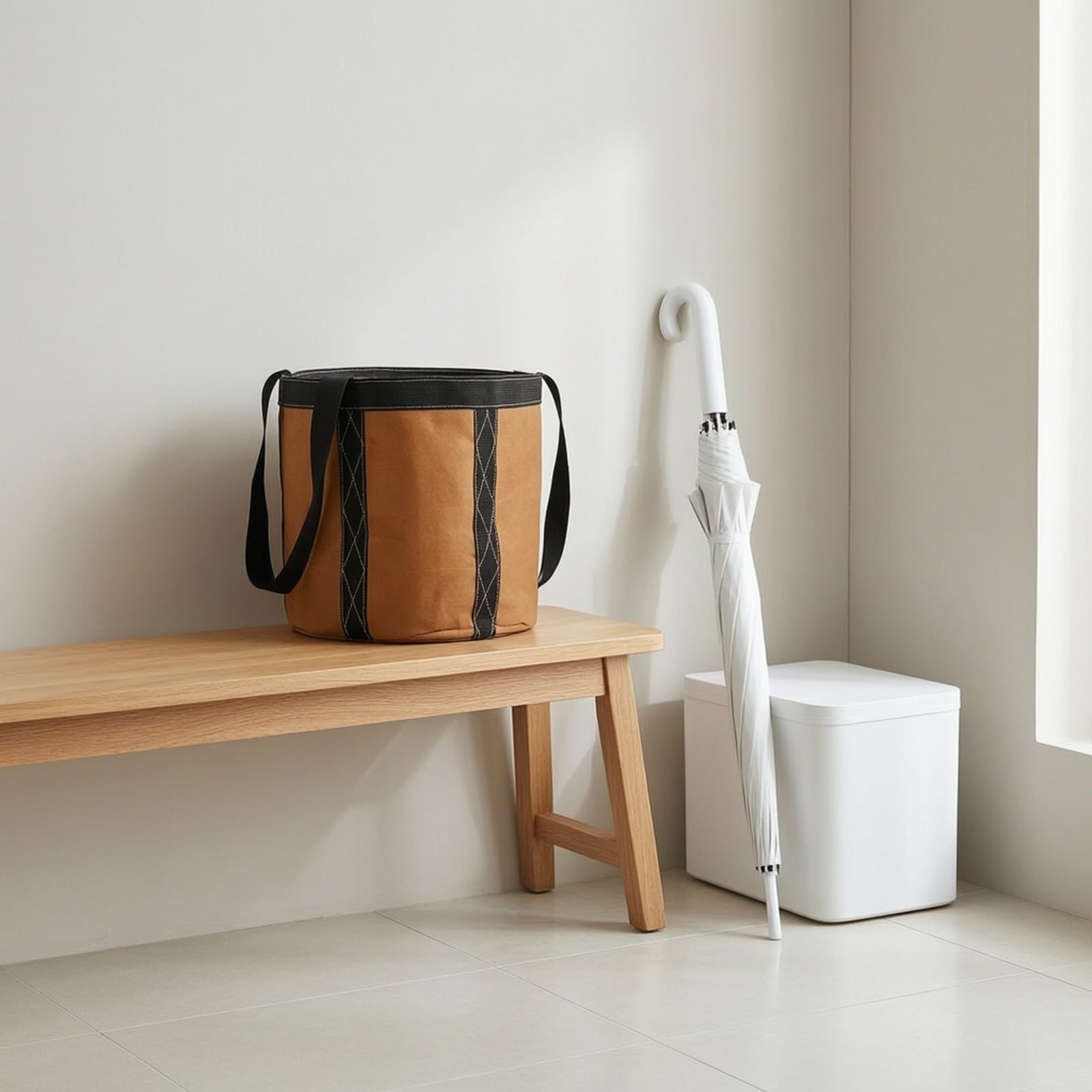 LOVIVER Borsa in ssuto Oxford Organizzato | Struttura Rigida Auton, Borsa Attrezzi con Manici, Resisn all'Usura, per Giardino, Giardinieri, 35x30cm