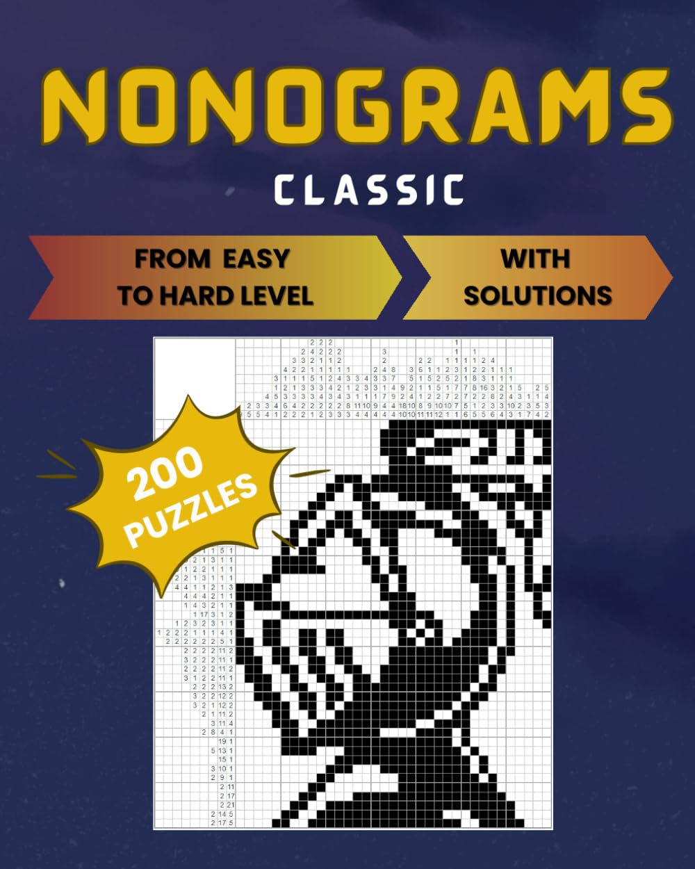 Nonograms classic: 200 hanjie picross griddlers puzzles