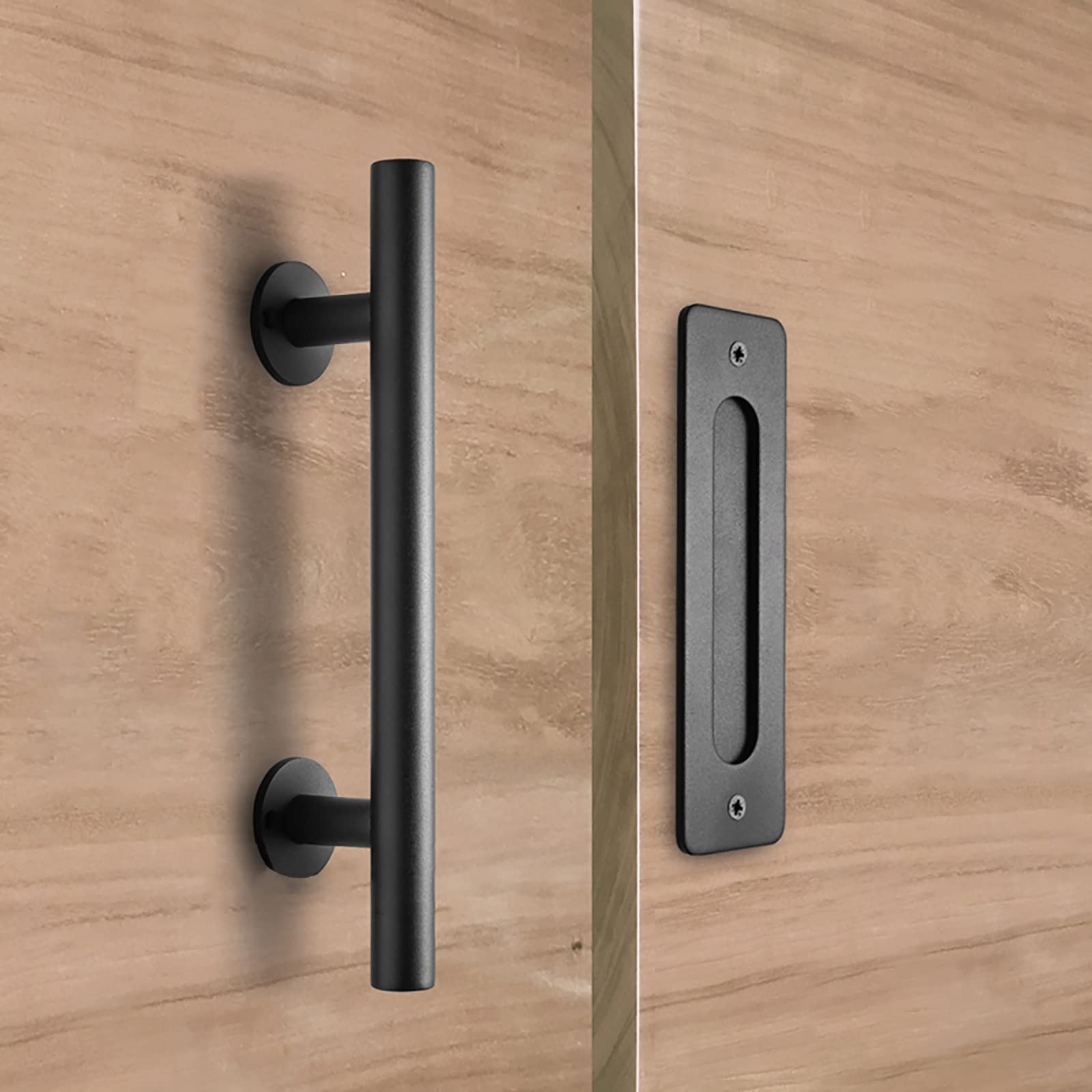 Poignée De Porte Coulissante Encastrée En Bois, 35 45MM, Pour Porte