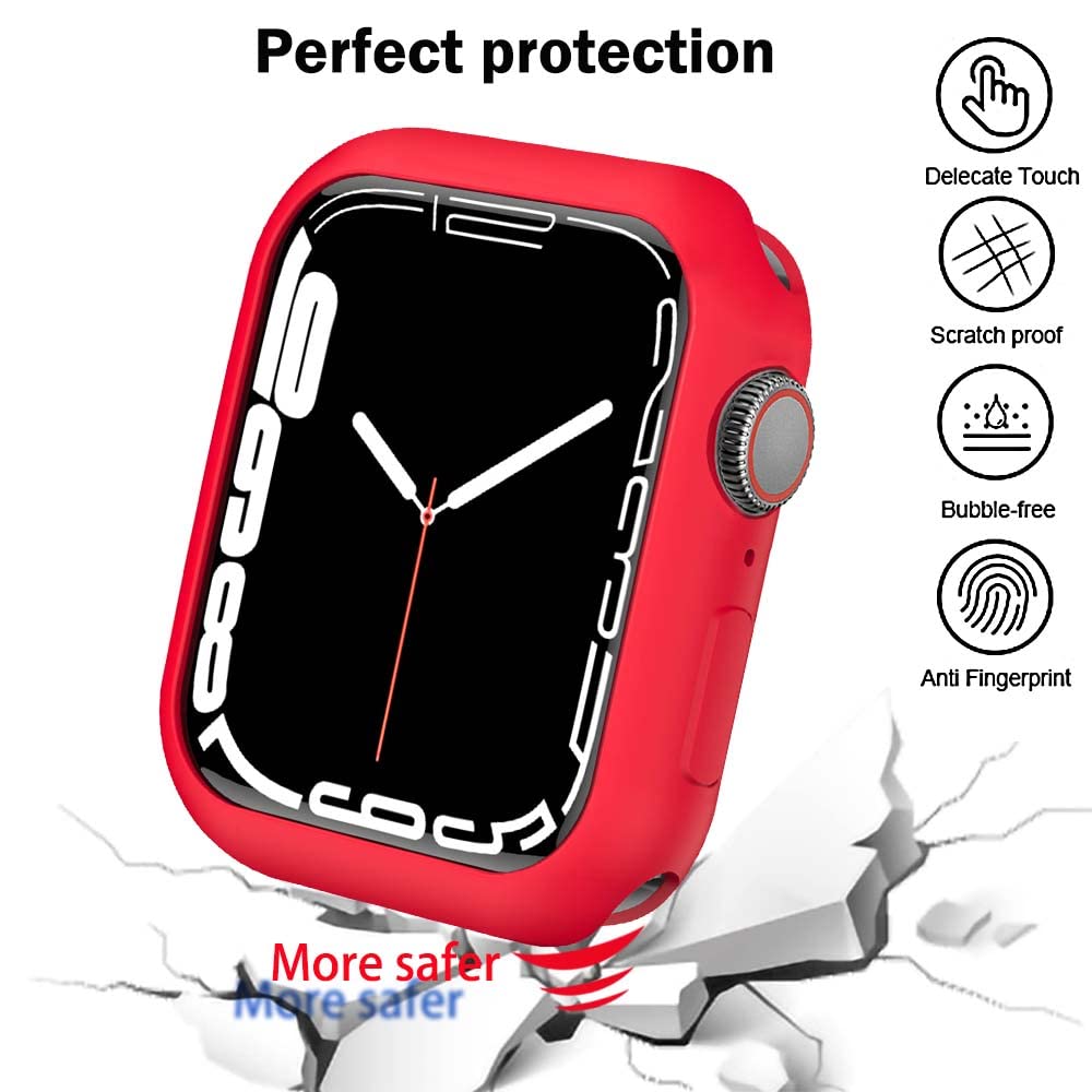 BOTOMALL Schutzhülle für Apple Watch 40mm Serie 6 5 4 SE, weiche, flexible, dünne, leichte TPU-Schutzhülle für iWatch [ohne Displayschutz]
