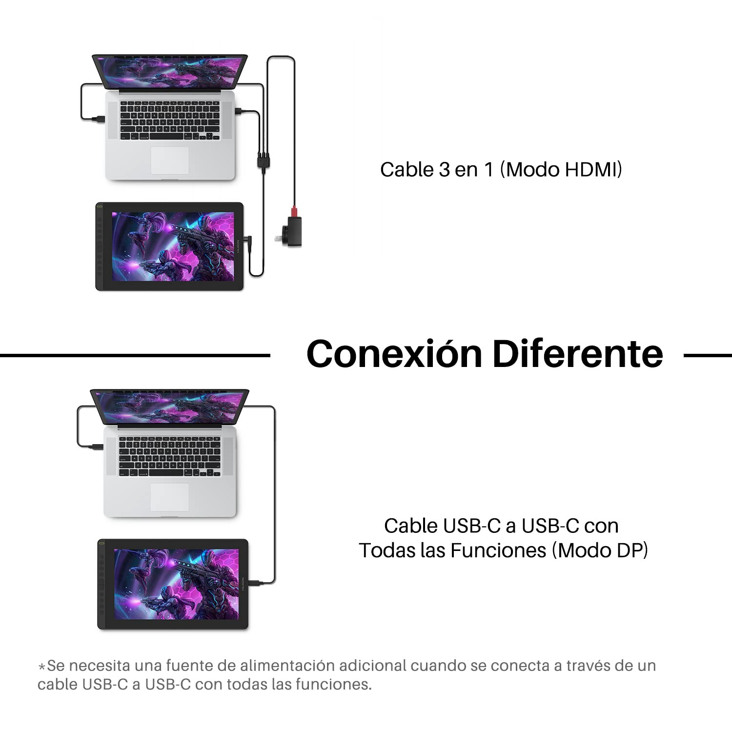 HUION Tableta Grafica con Pantalla (15.6 Pulgadas)