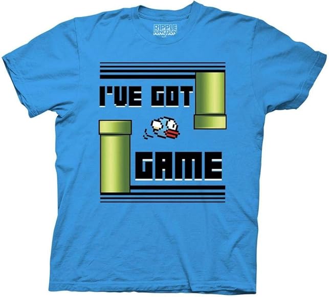 Amazon | Flappy Bird メンズ 私はゲーム成人Tシャツを持っています L 