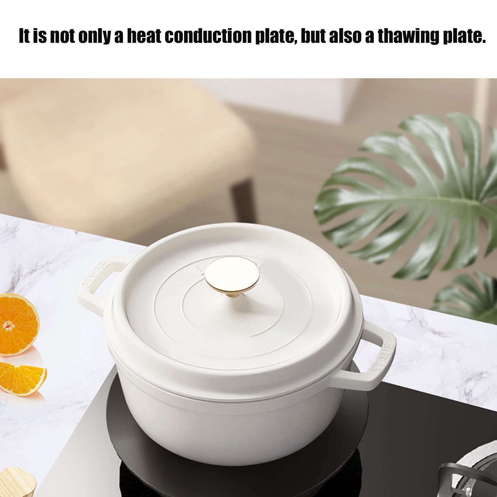 Diffusore Di Calore Per Piano Cottura - Piastra In Acciaio E Alluminio, Per Gas E Elettrico, 28cm - Foto 9