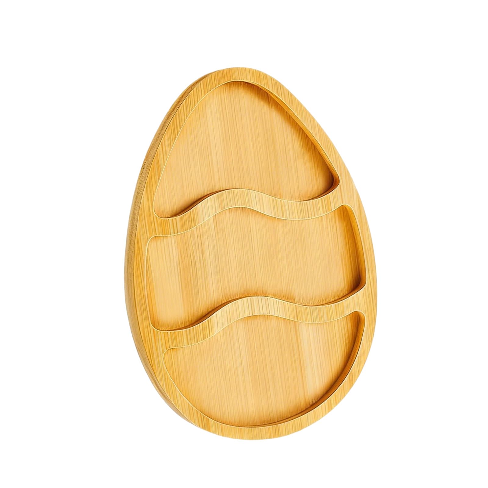 Charm Rabbits Themed Serving Platter Craft of Natural Wood for Holidays and Kitchen Use Fruit Tray