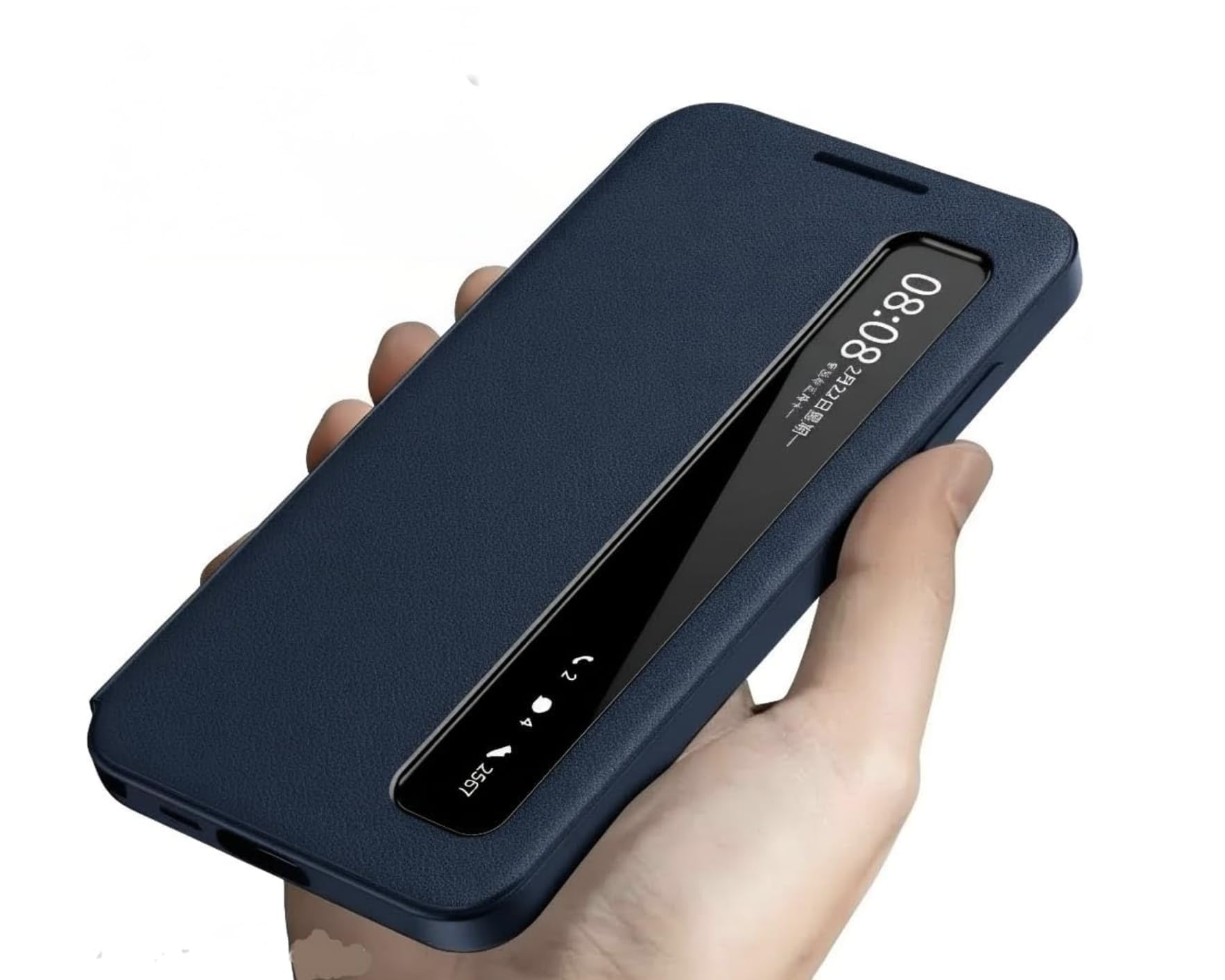 Flip Case Cover for Samsung Galaxy S26 Ultra 5G | Smart View Window Display | NFC App Activation | Magnetic Flip Leather Cover | Shockproof Protective Case with Stand (Blue)-image-31