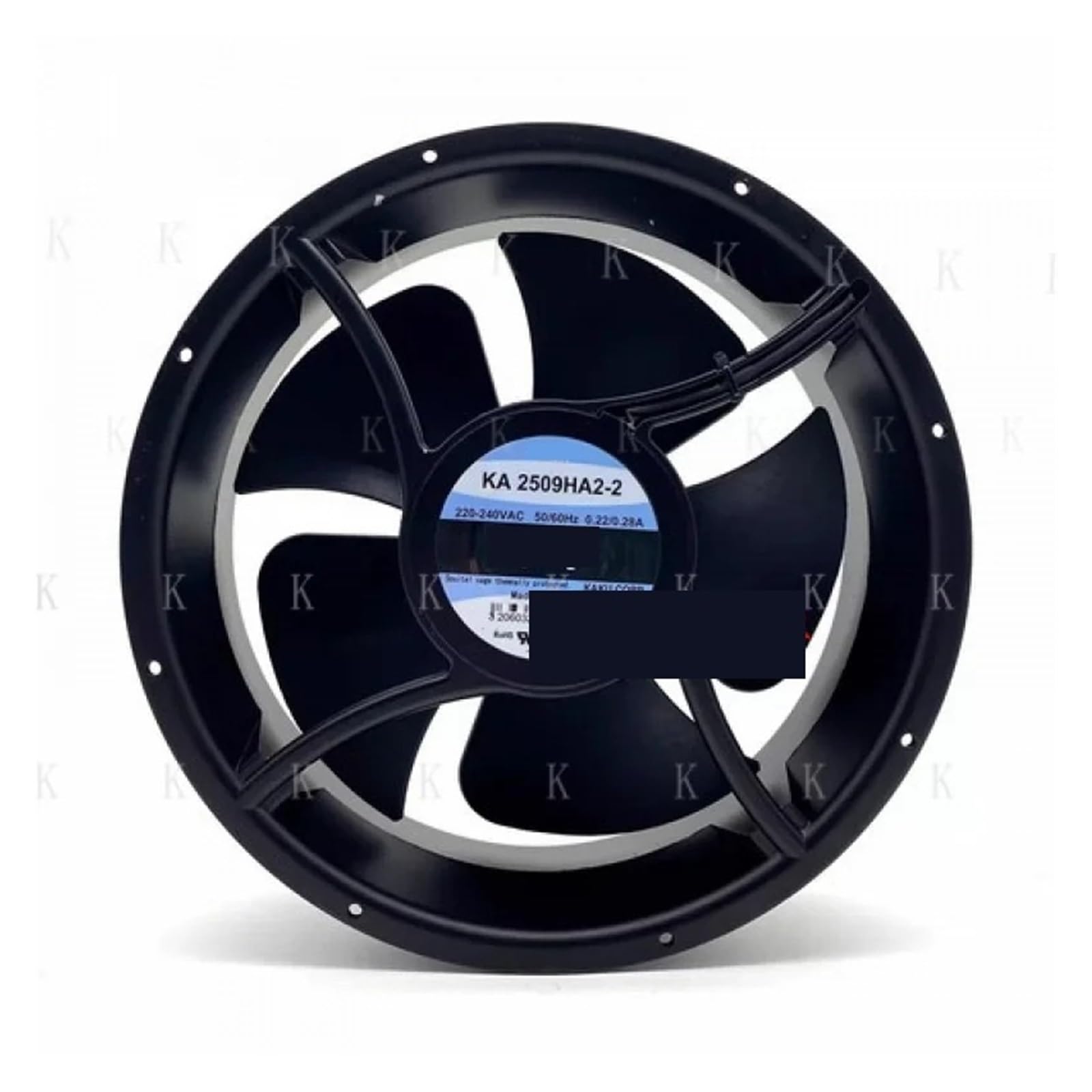BRODEFUP KA2509HA2-2 AC220V-240V 0.22A-0.28A 25489 Cooling Fan