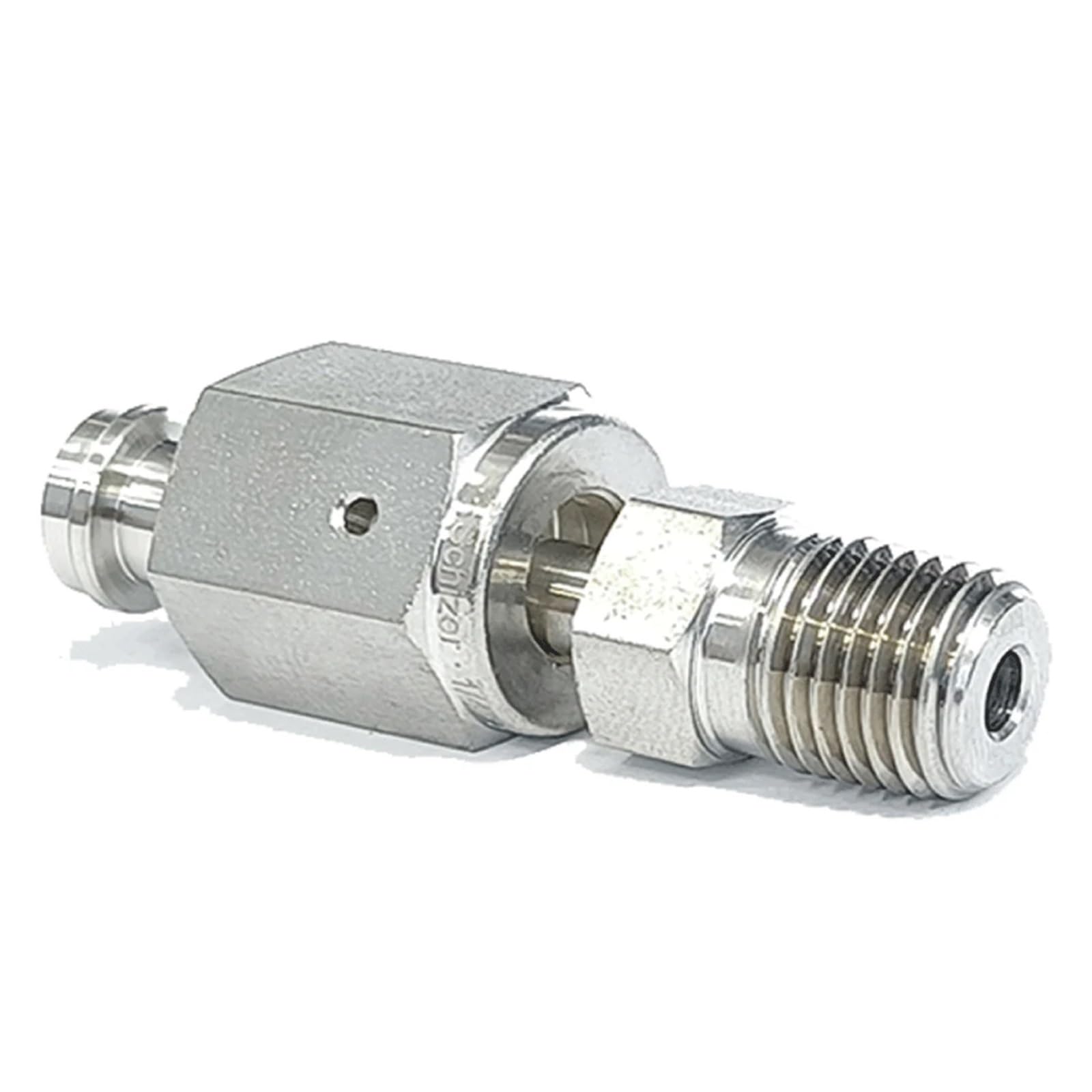 1/4 "1/2" magnetowid żeński na 1/8 "1/4" 3/8 "1/2" NPT męski SUS316L łącznik rurowy ze stali nierdzewnej Adapter złącza(1l4 VCR F To 1l8 NPT)