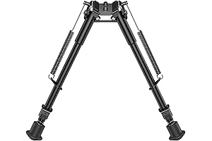 CVLIFE Tactical Rifle Bipod for Enhanced Accuracy in Hunting and Shooting
