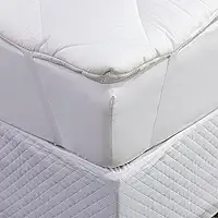 Pillow Top Solteiro Micro Percal 400 Fios Acolchoado Extra Macio Enchimento Superior Para Colchão