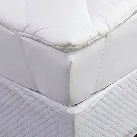 Pillow Top Solteiro Micro Percal 400 Fios Acolchoado Extra Macio Enchimento Superior Para Colchão
