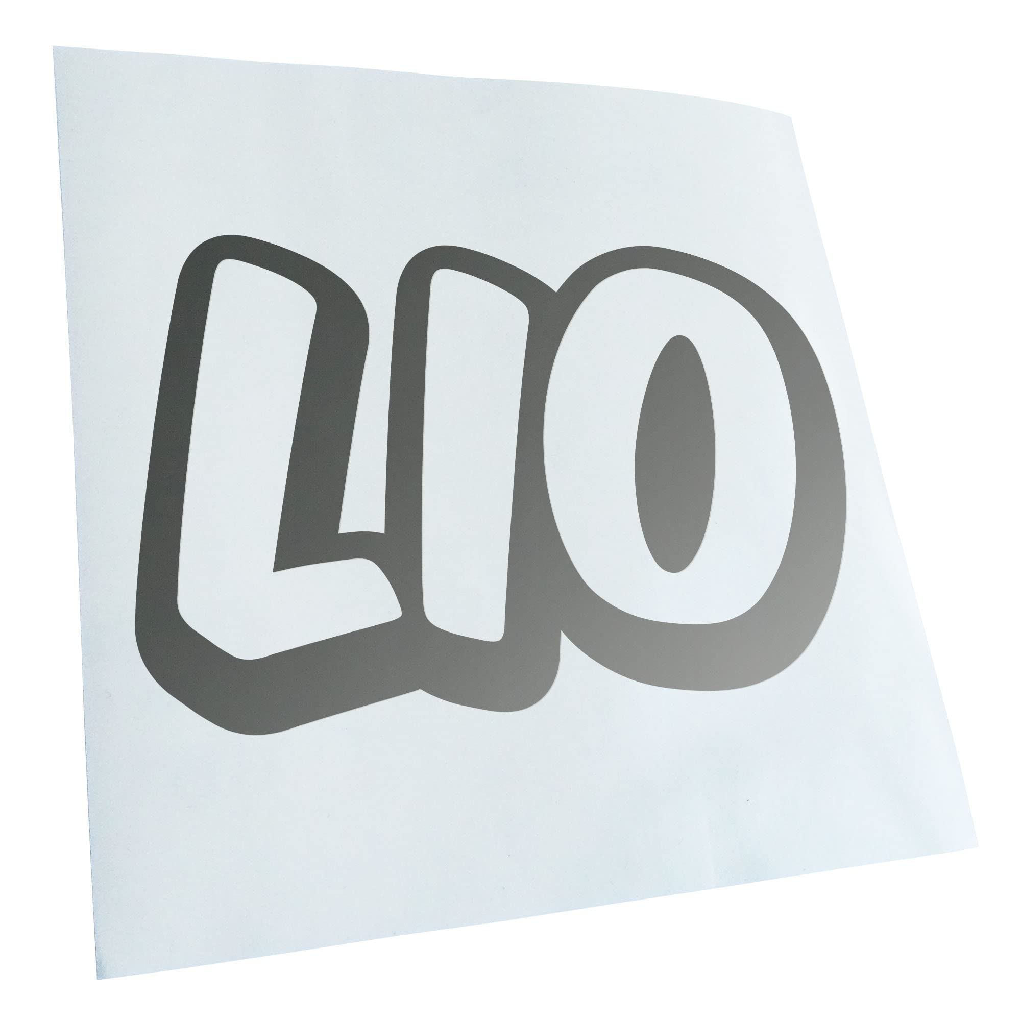 Kiwistar Lio First Name Boys Stickers 25 Colours Neon Matt