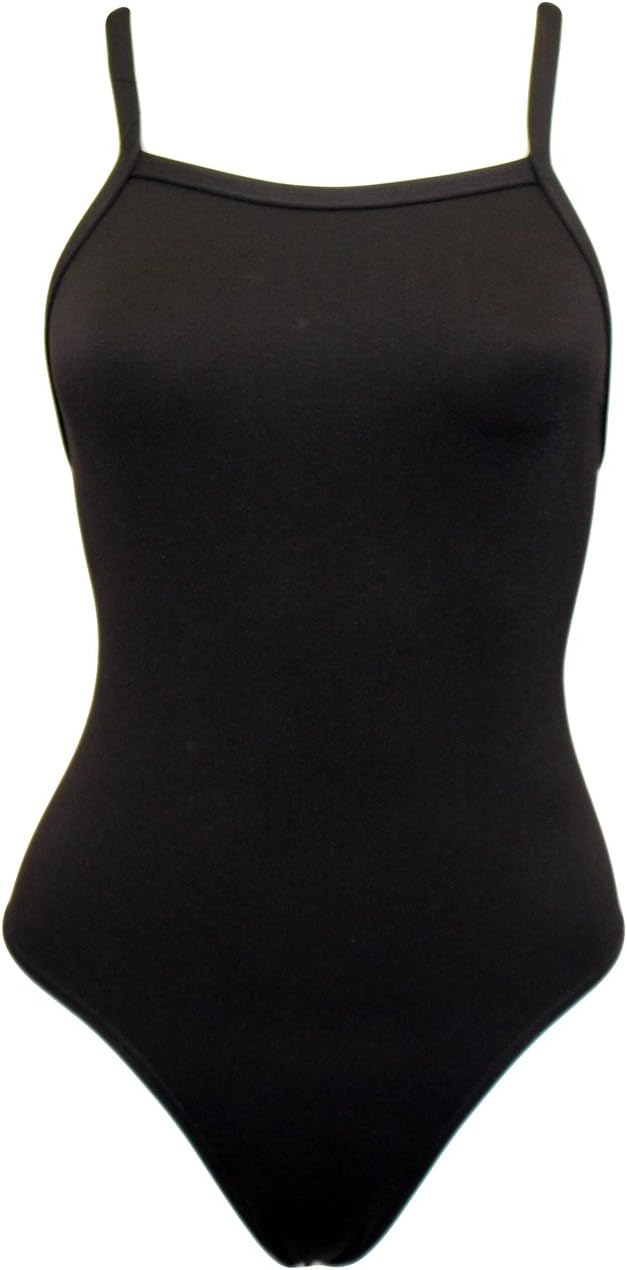 Adoretex Girl's/Women's Polyester Solid Pro One-Piece Athletic Sports Racing Swimsuit