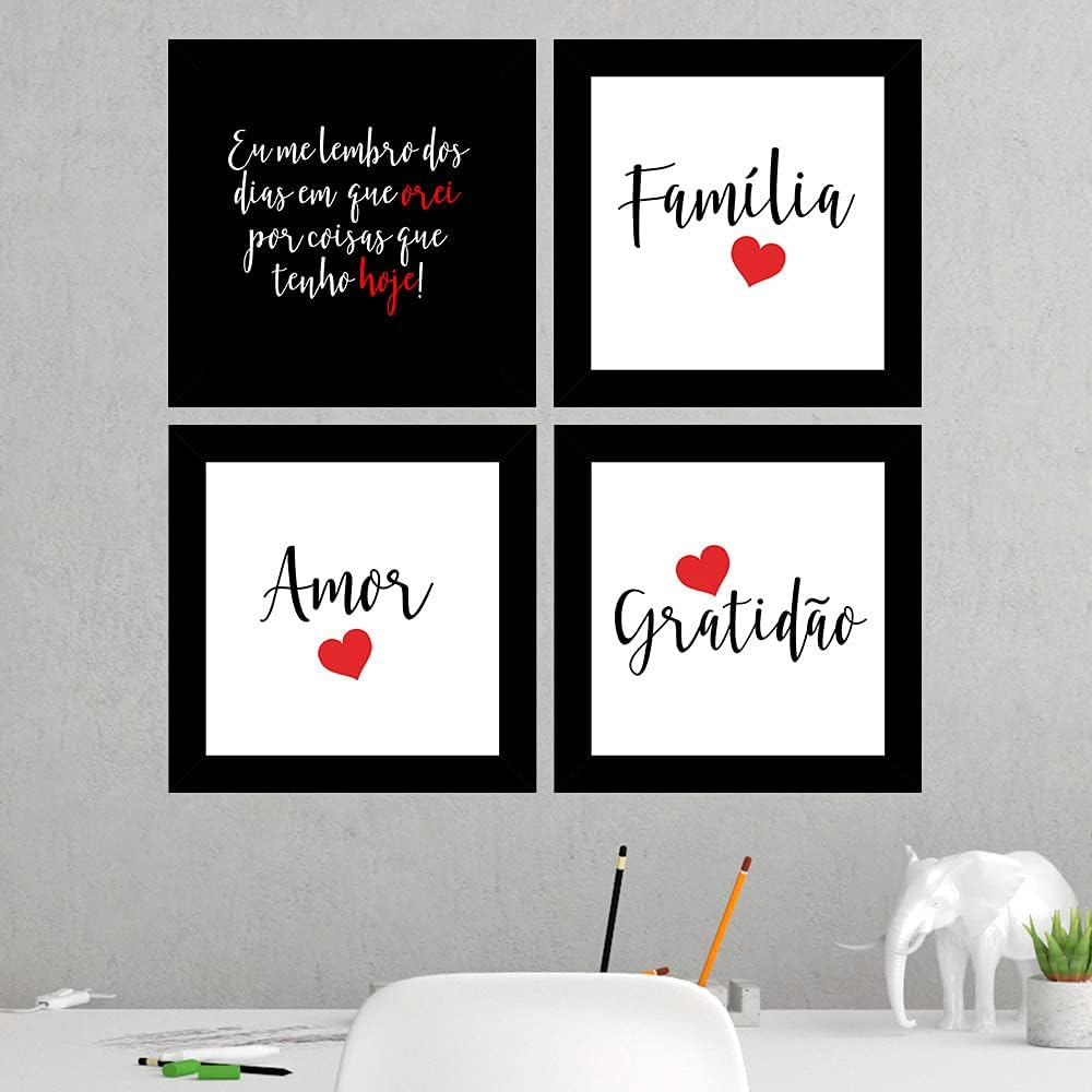 Decoração Minimalista - Kit de 3 Quadros