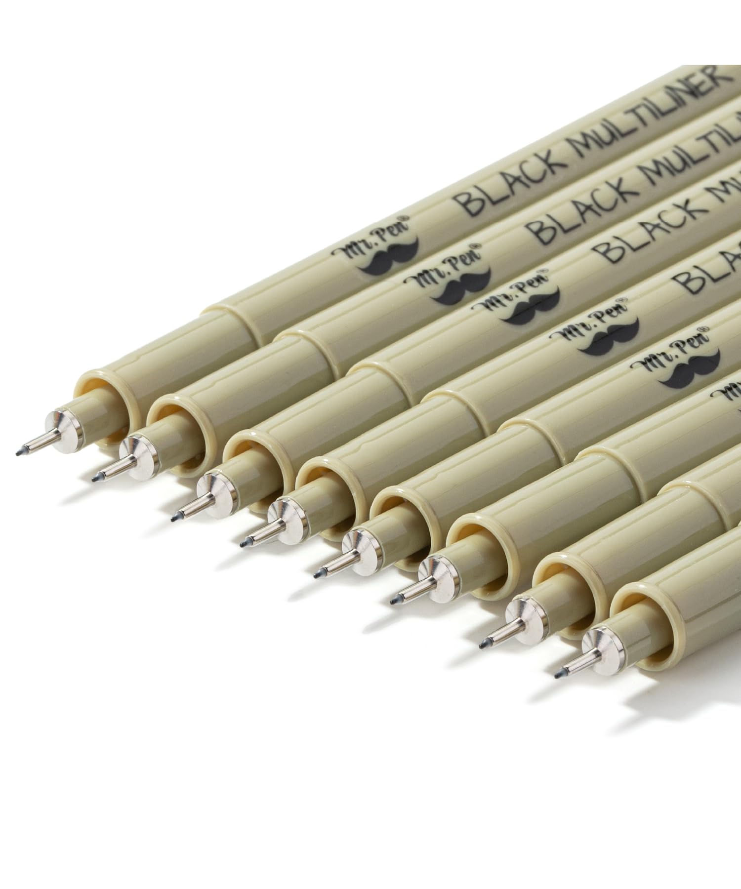 Mr. Pen- Drawing Pens for Artists, 0.2mm, 8 Pack, Black Artist pens, Micro Pens for Drawing, Ink Pens for Drawing, Sketch Pens, Micro Pen, Fineliner Pens, Bible Journaling Pens, Fine Point
