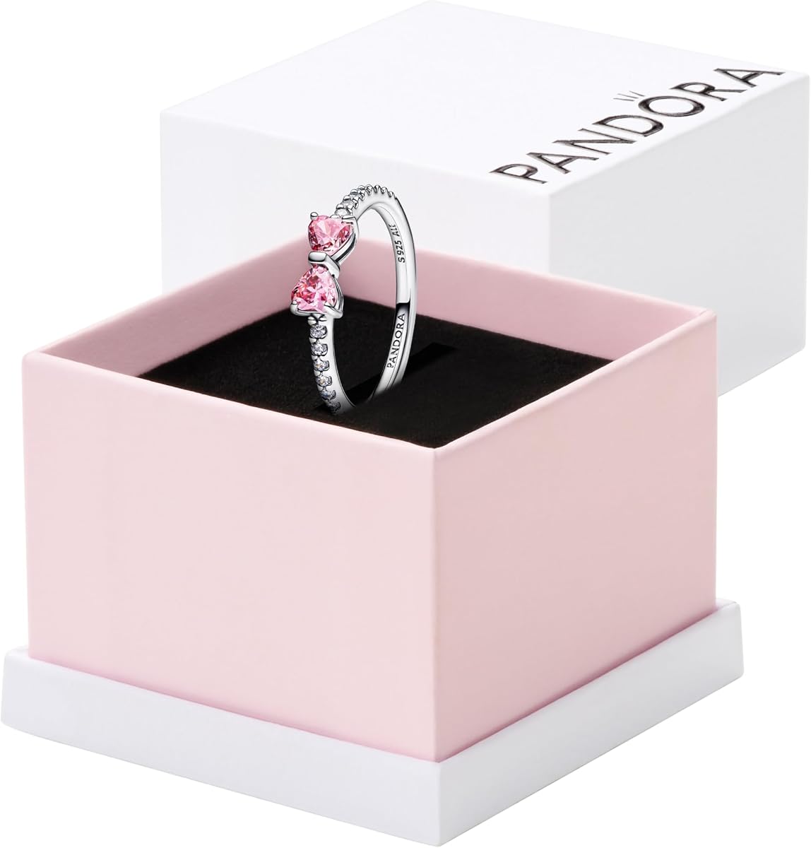PANDORA Sparkling Pink Bow Ring