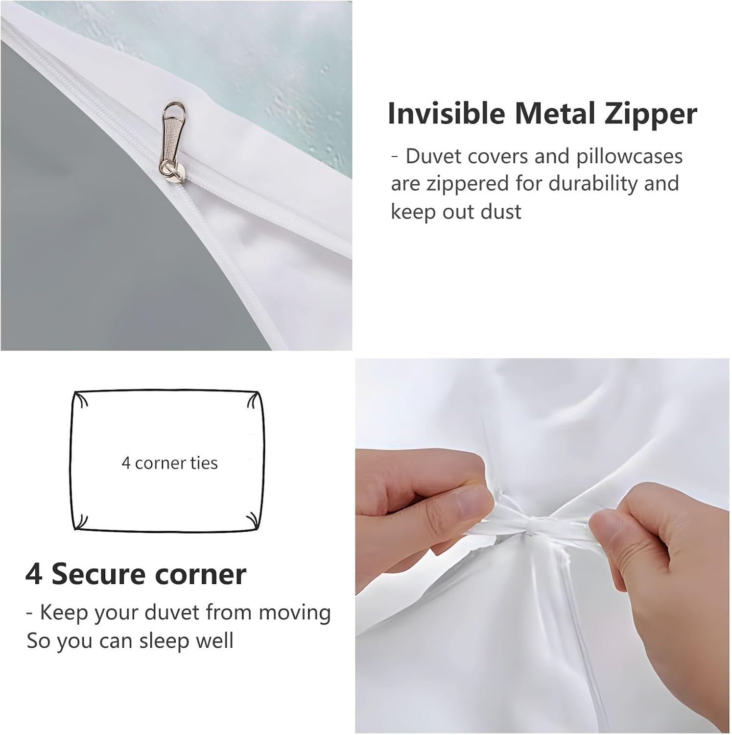 Duvet Cover 2 Pcs Set Animals Turtles Pattern Duvet Covers for Kids Boys Girls Twin Decorative Breathable Bed Cover Grey Reversible Bedding Set