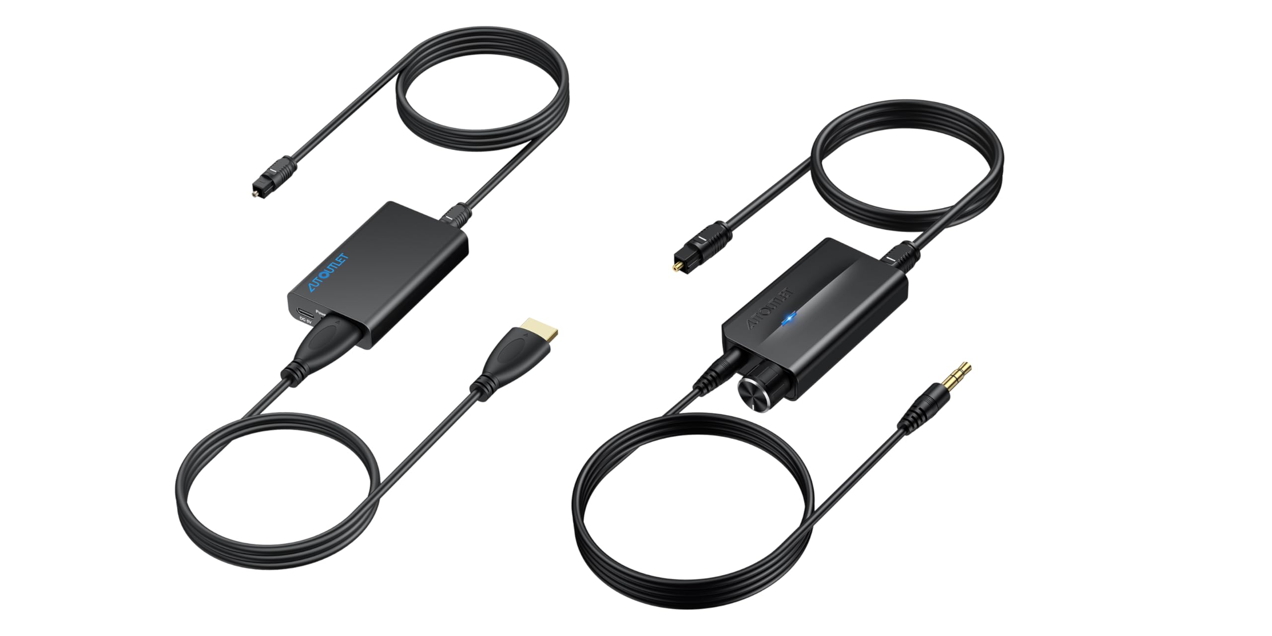 AUTOUTLET Convertitore SPDIF a 3,5 mm E eARC/ARC a Ottico