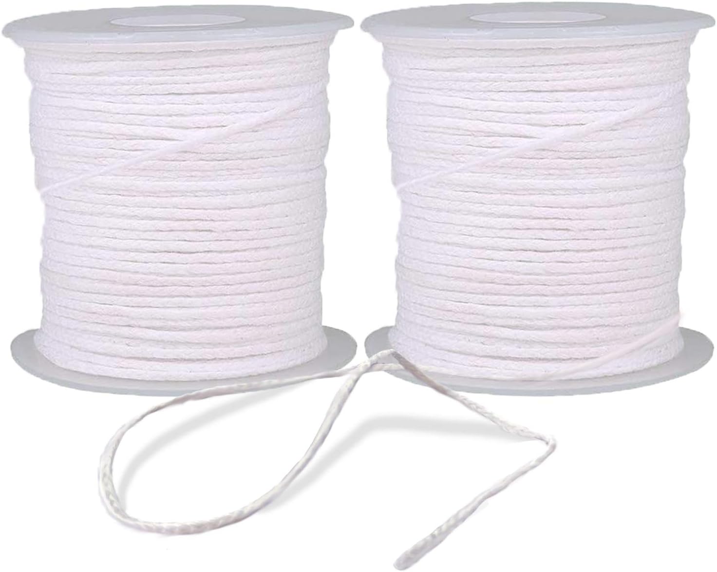 BEADNOVA Candle Wick 400 ft Braided Cotton Candlewick Core Braided Wick for Candle DIY and Making (122m/134yard/400 Foot)