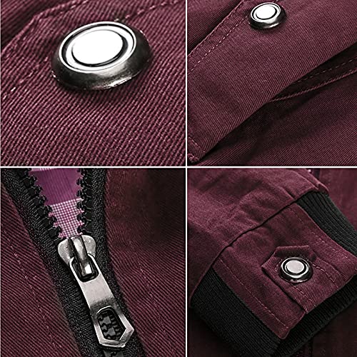 Veste homme col montant contre le vent avec plusieurs poches