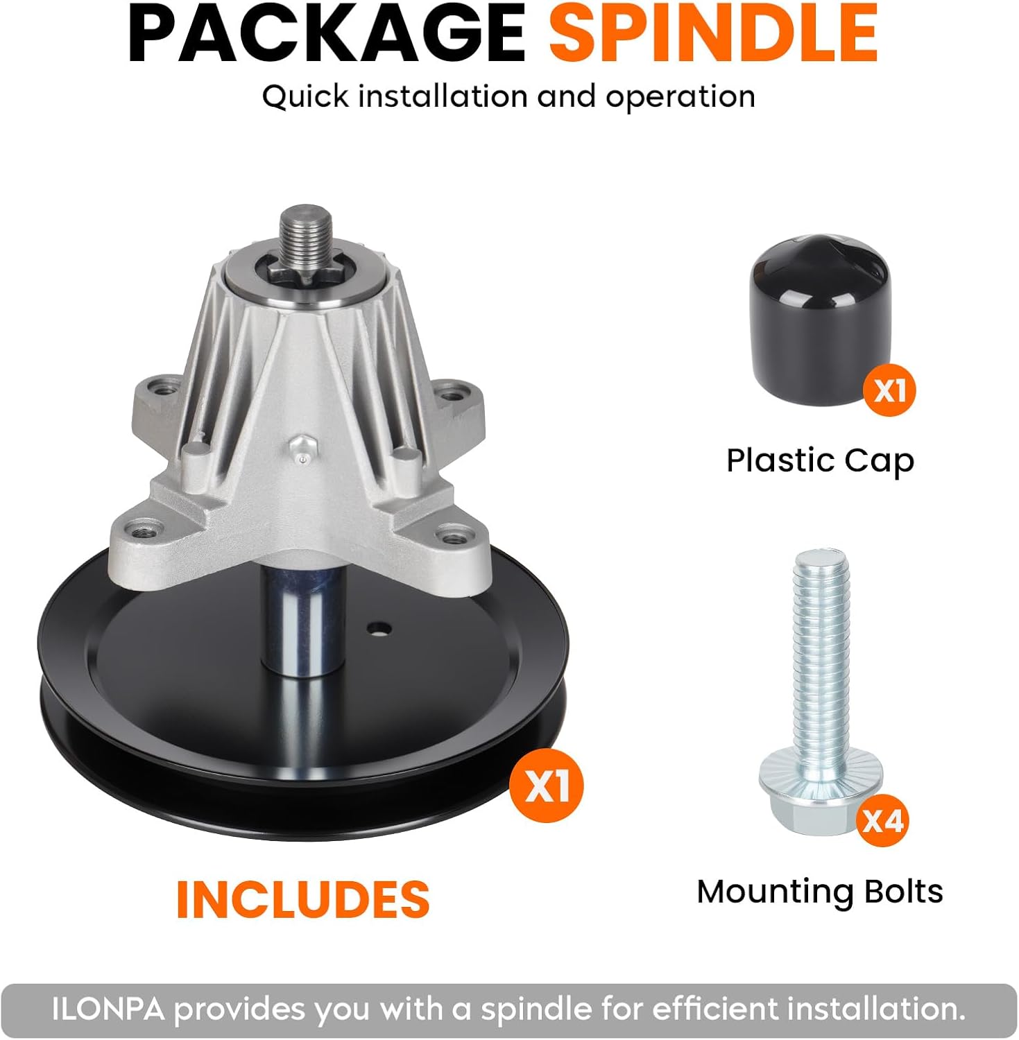 618-06978 Spindle 918-06978 Assembly 54 inch Deck Fit for Cub Cadet RZT-L54 RZT-LX54 RZT-S54 ZT1-54 XT1-ST XT1-GT XT2-GX, for Troy-Bilt MustangXP Bronco TB2454, for Craftsman G8400 Z6900 Lawn Mower
