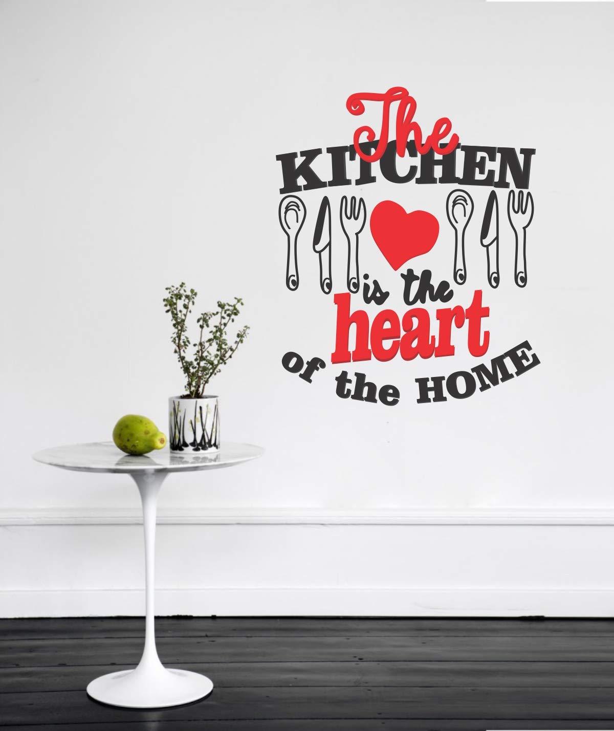 Sticker Studio Kitchen Quotes Kitchen Wall Stickers for Living Room, Bedroom, Kids Room (Vinyl, Standard, Multicolour)