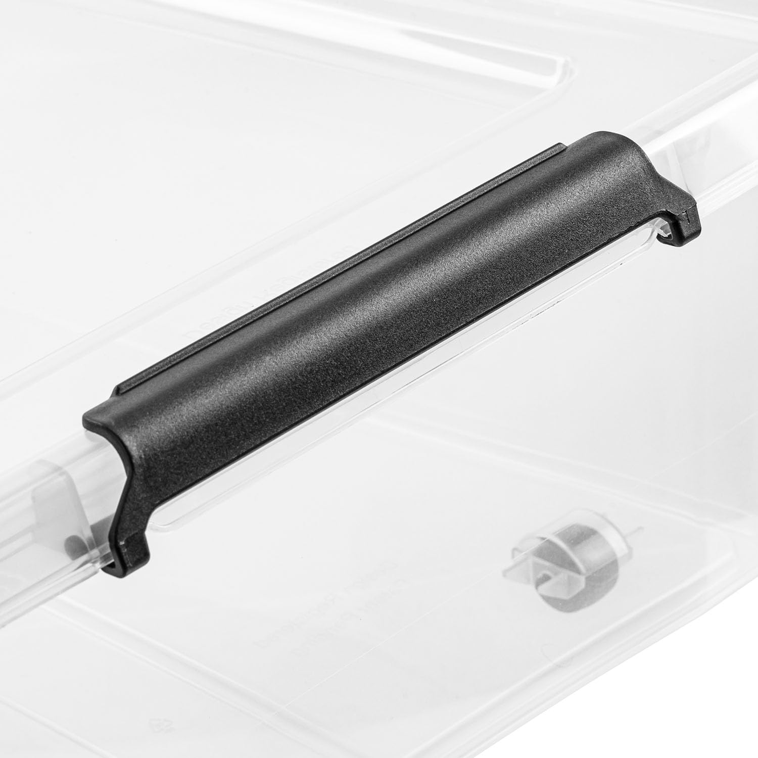 PAFEN 4x Aufbewahrungsbox auf Rollen 29,0L – 58 x 39 x 16 cm - SET Aufbewahrungsbehälter Transparent Boxen Aufbewahrung Stapelboxen mit Verschlussclips Kunststoffbehälter