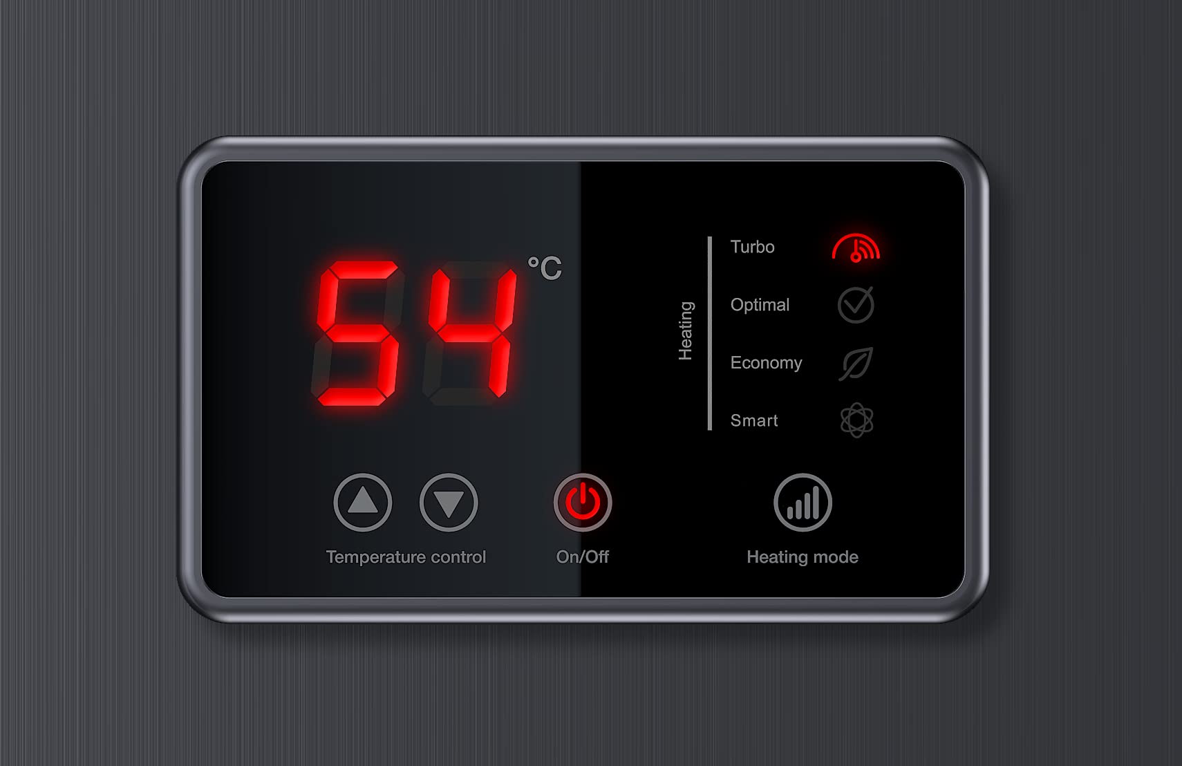 Thermex ID 50 V Shadow Smart zbiornik ciepłej wody, płaski pionowy inteligentny bojler, 50 litrów, czarny