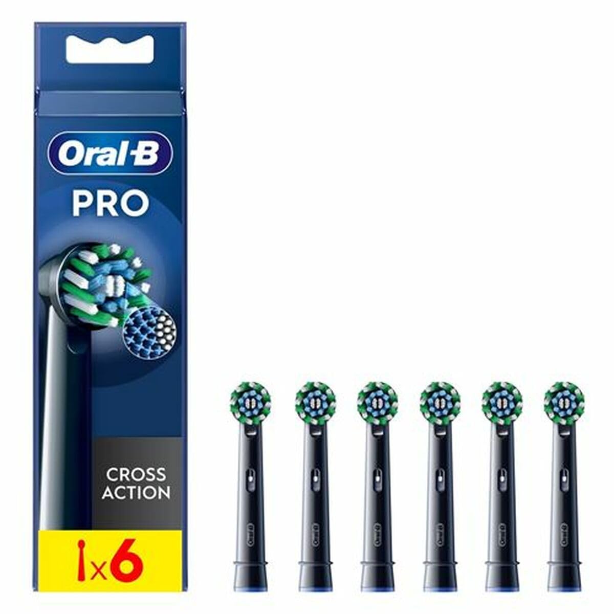 Cabezal de Recambio para Cepillo Oral-B Pro Cross Action/ Pack 6 uds