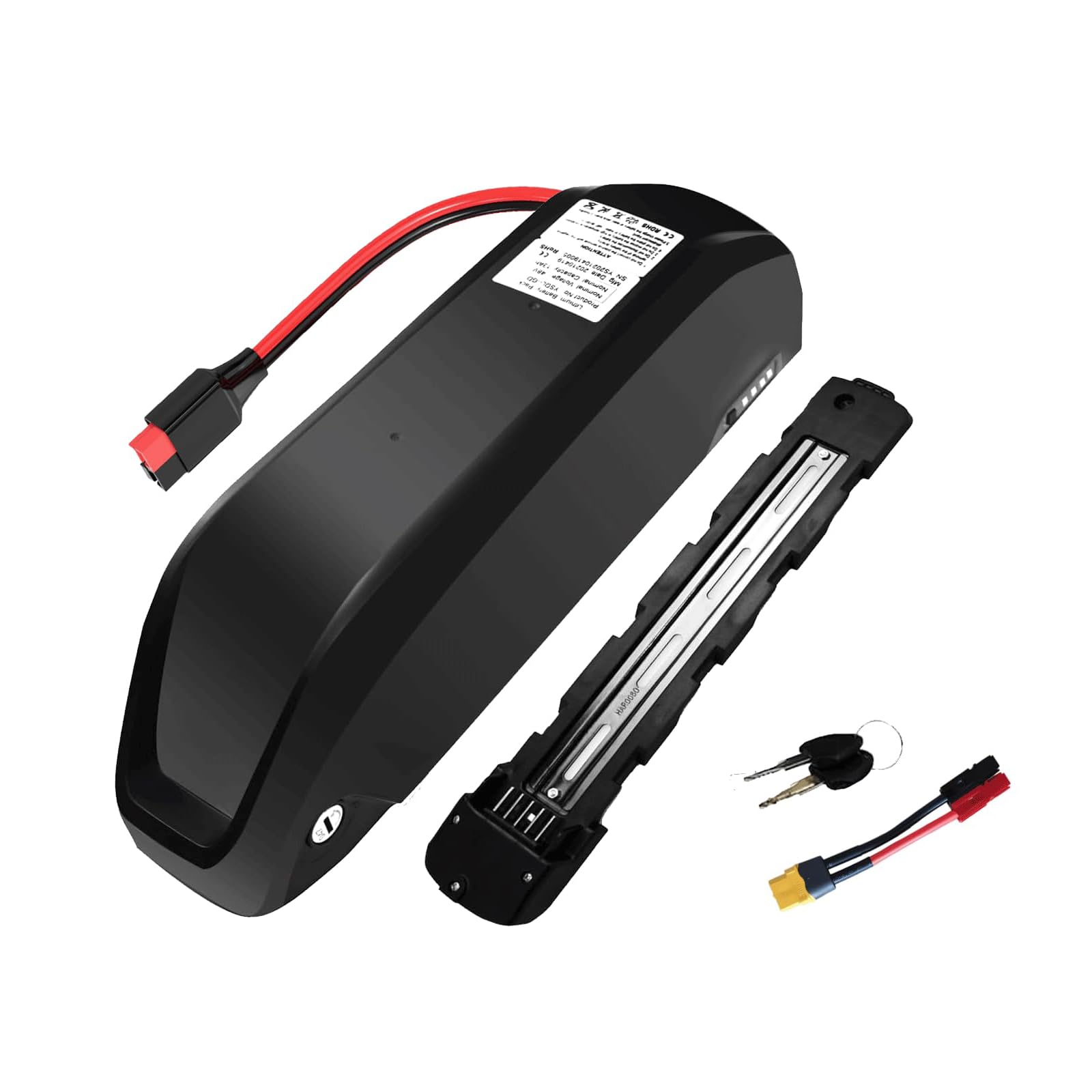 EBike Battery 48V 13Ah with 2A Charger,Lithium Electric Bike Battery for 30A Controller motor