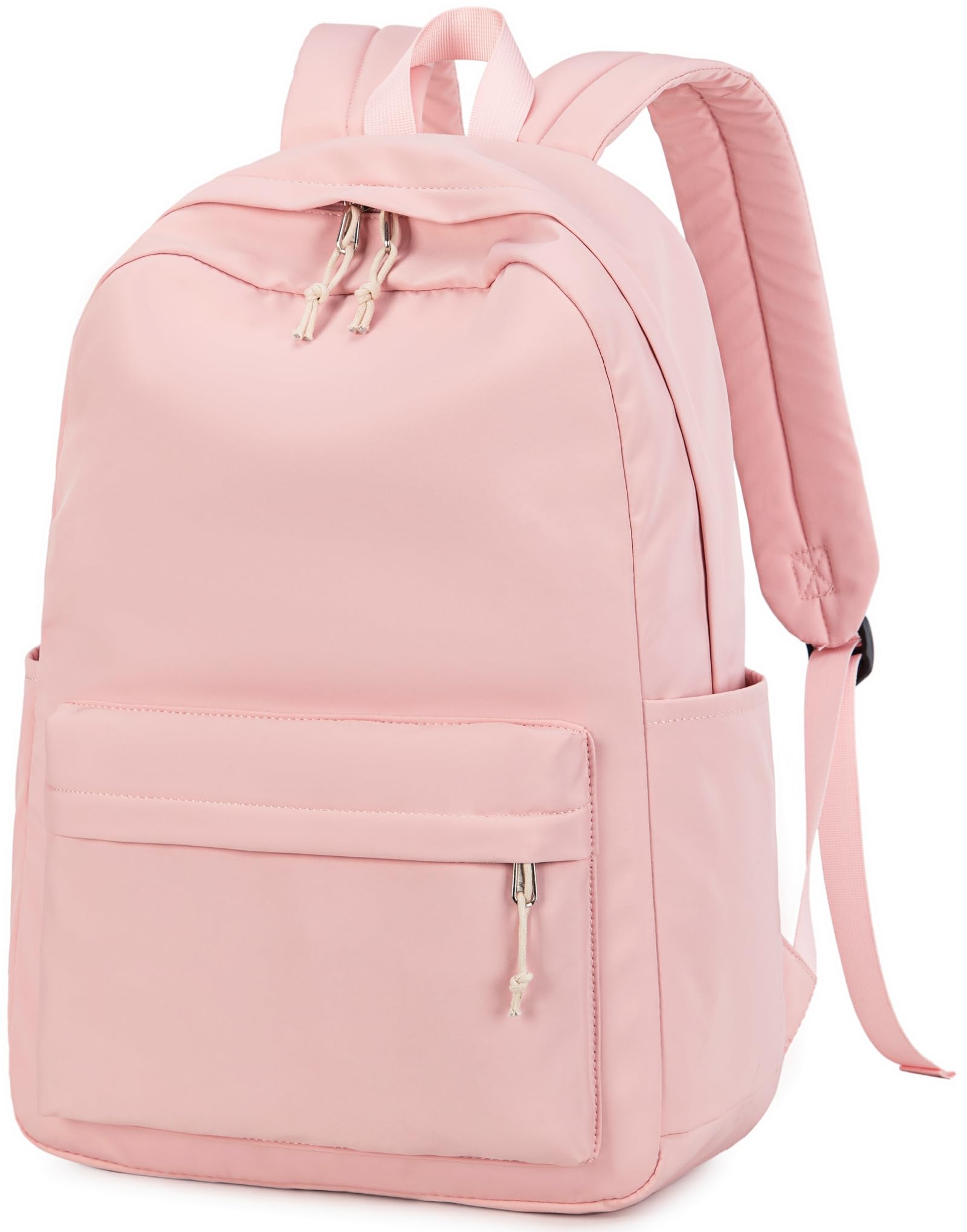 LEDAOU School Laptop Backpack for Teen Girls Lightweight 15.6 inch Bookbag for College Middle High School Women Casual Travel Daypack Pink