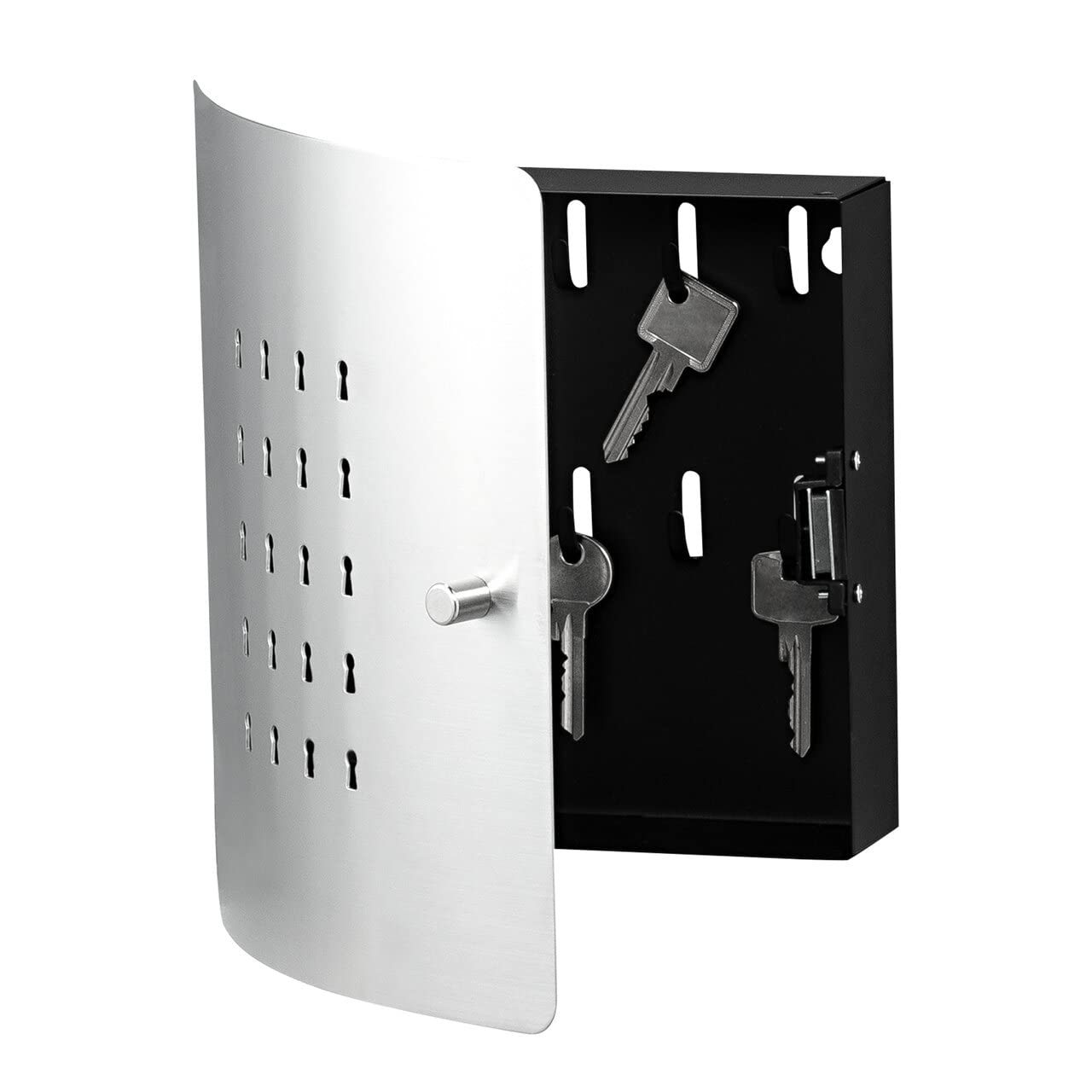 BURG-WÄCHTER Berlin 10 Hook Wall Mounted Stainless Steel Locking Key Cabinet Brgw1002 - View #4